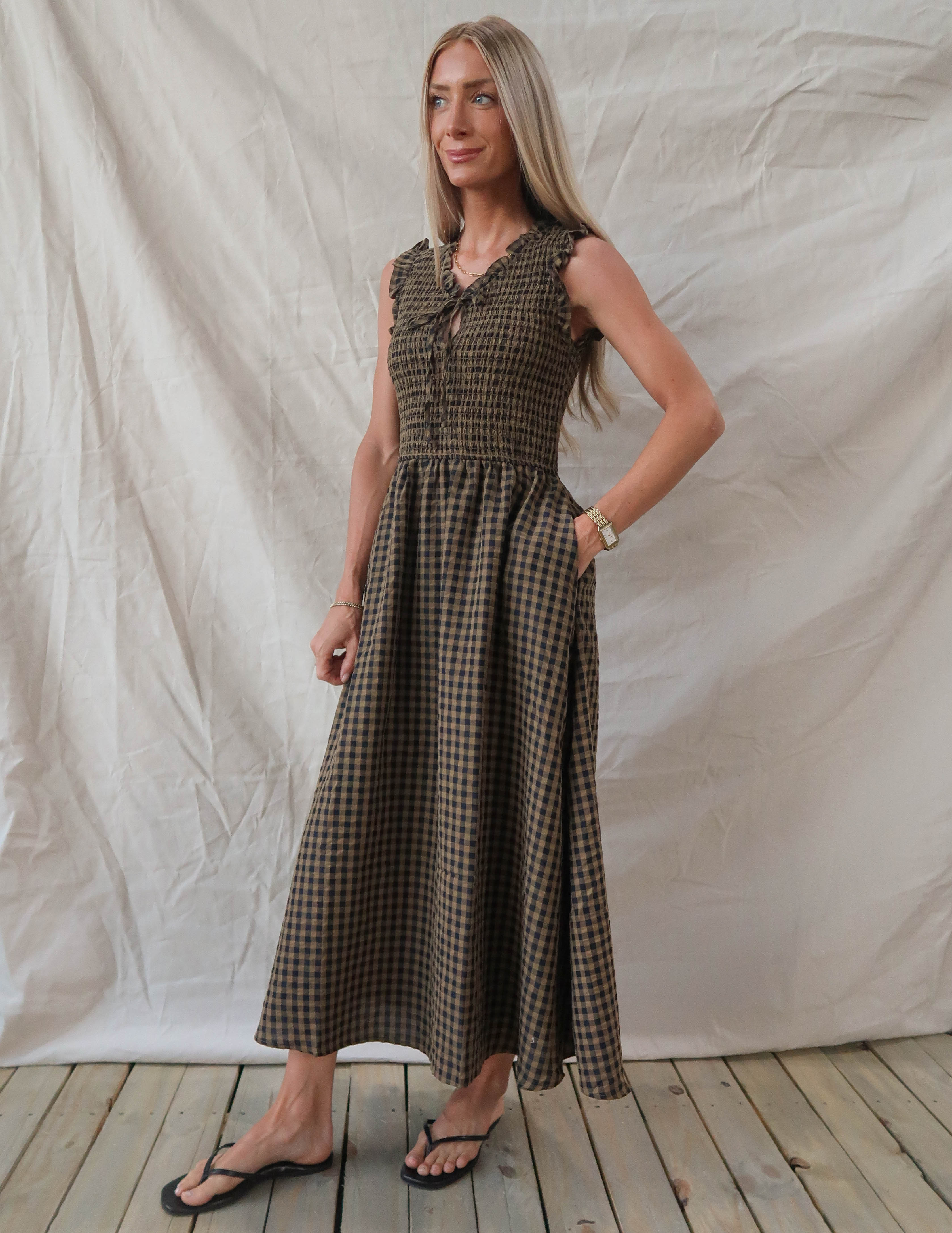 Maple Grove Plaid Dress