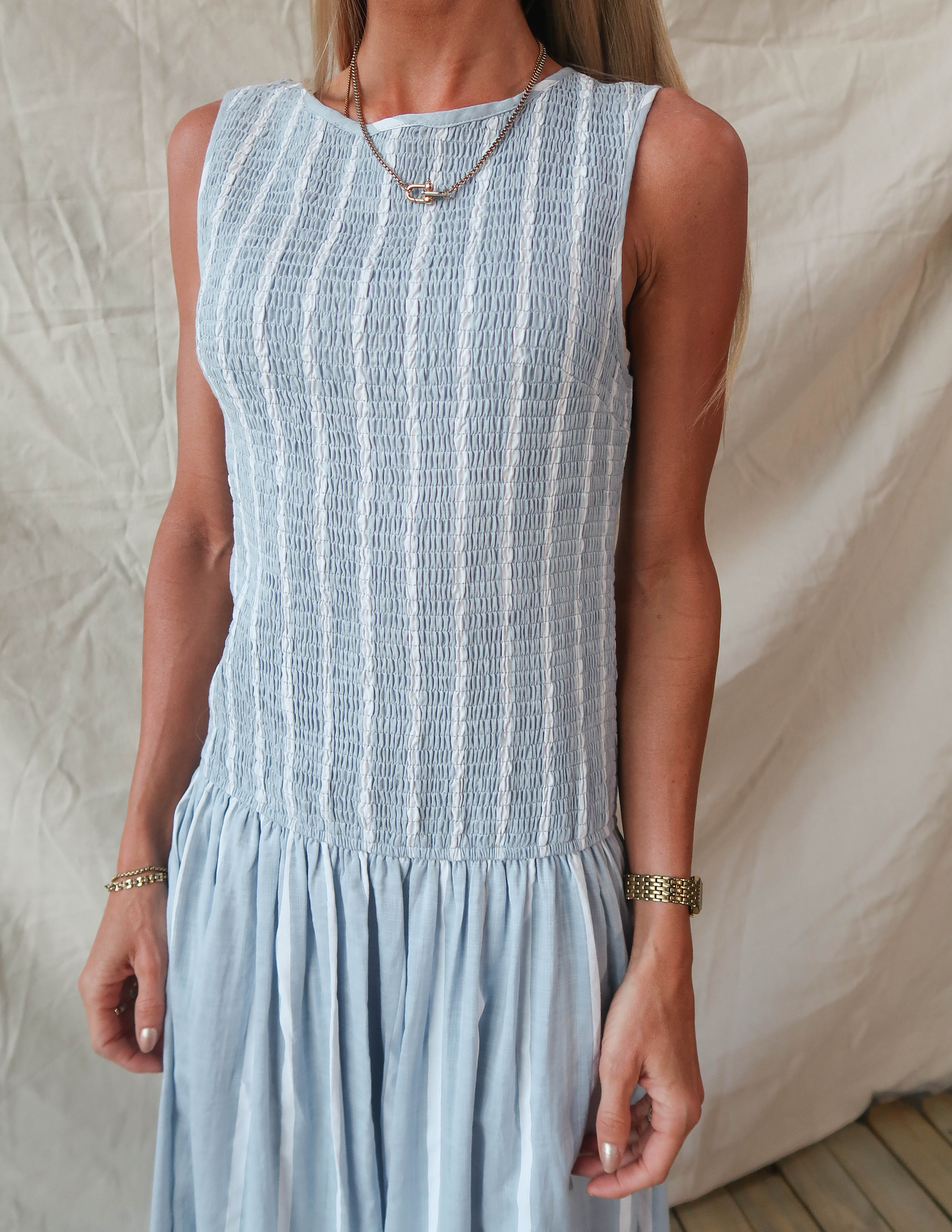 Coastal Breeze Stripe Dress
