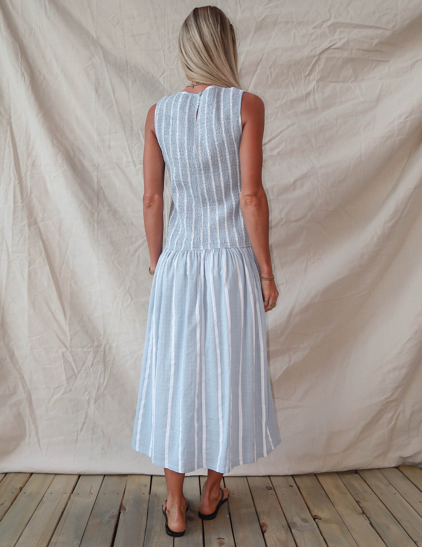 Coastal Breeze Stripe Dress