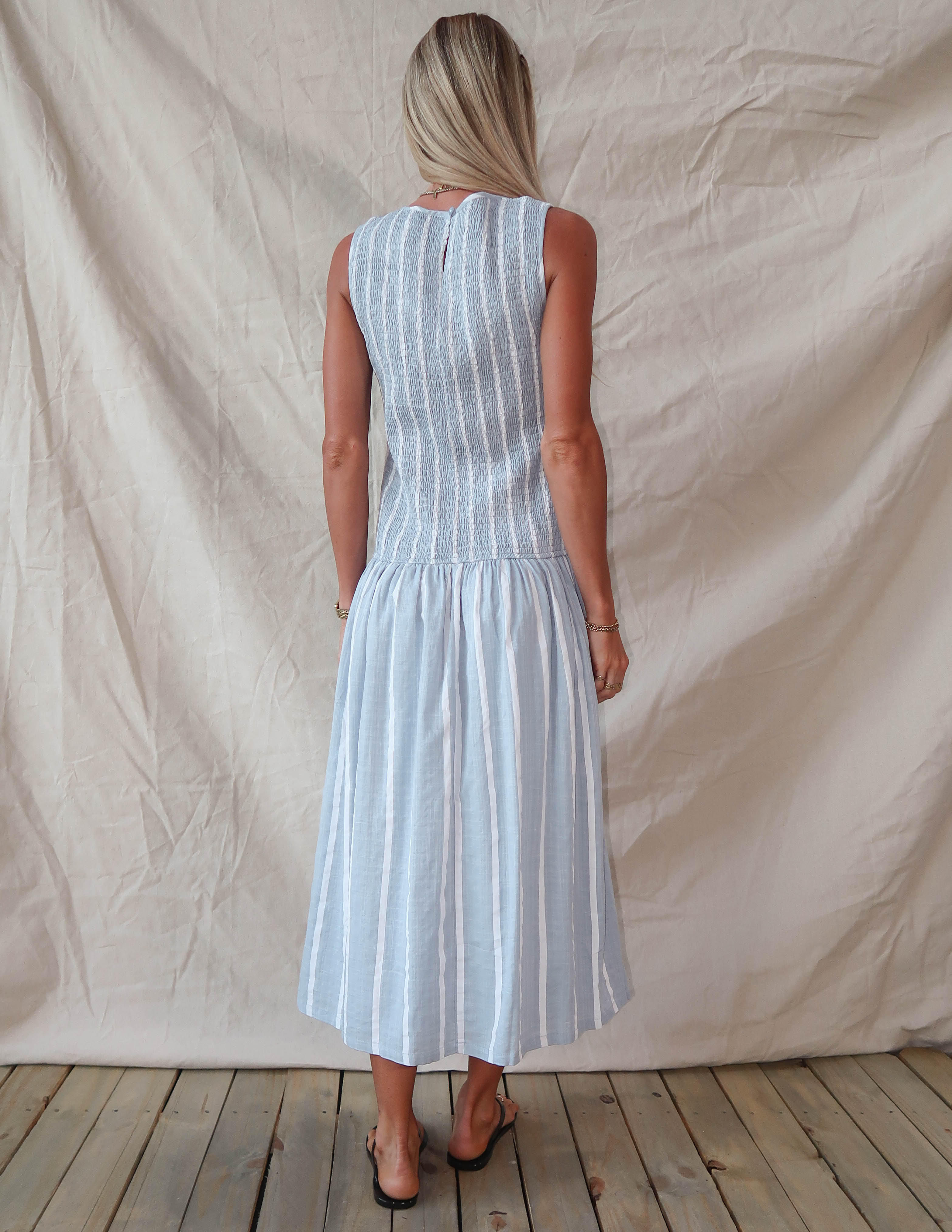 Coastal Breeze Stripe Dress