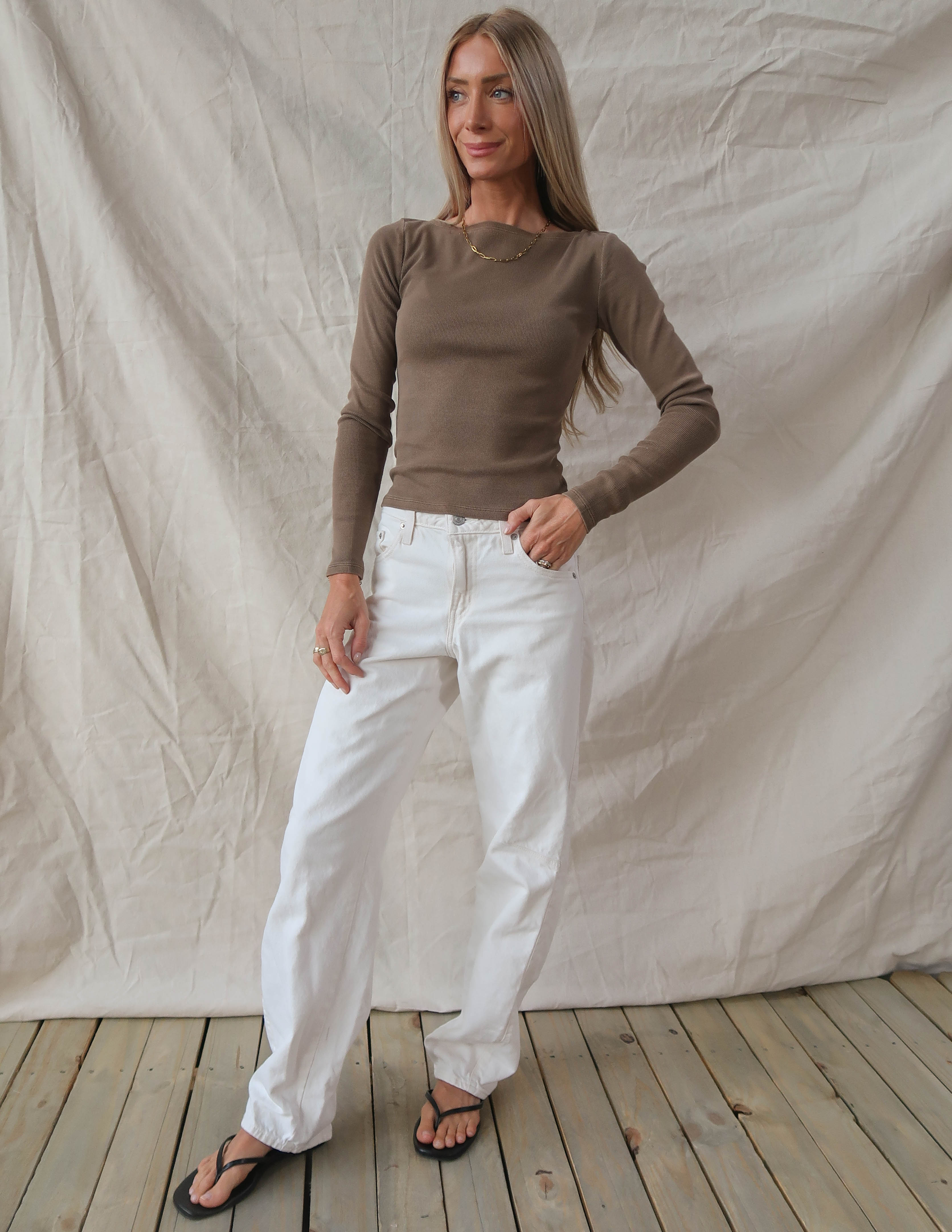 Sunday Boatneck Top