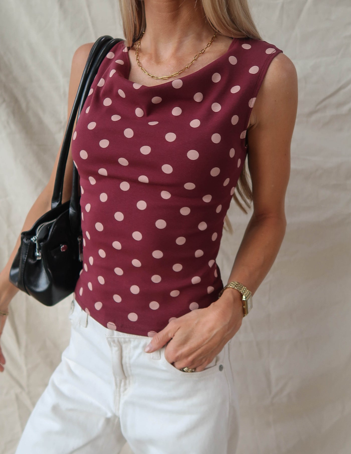 Eleanor Polka Dot Top