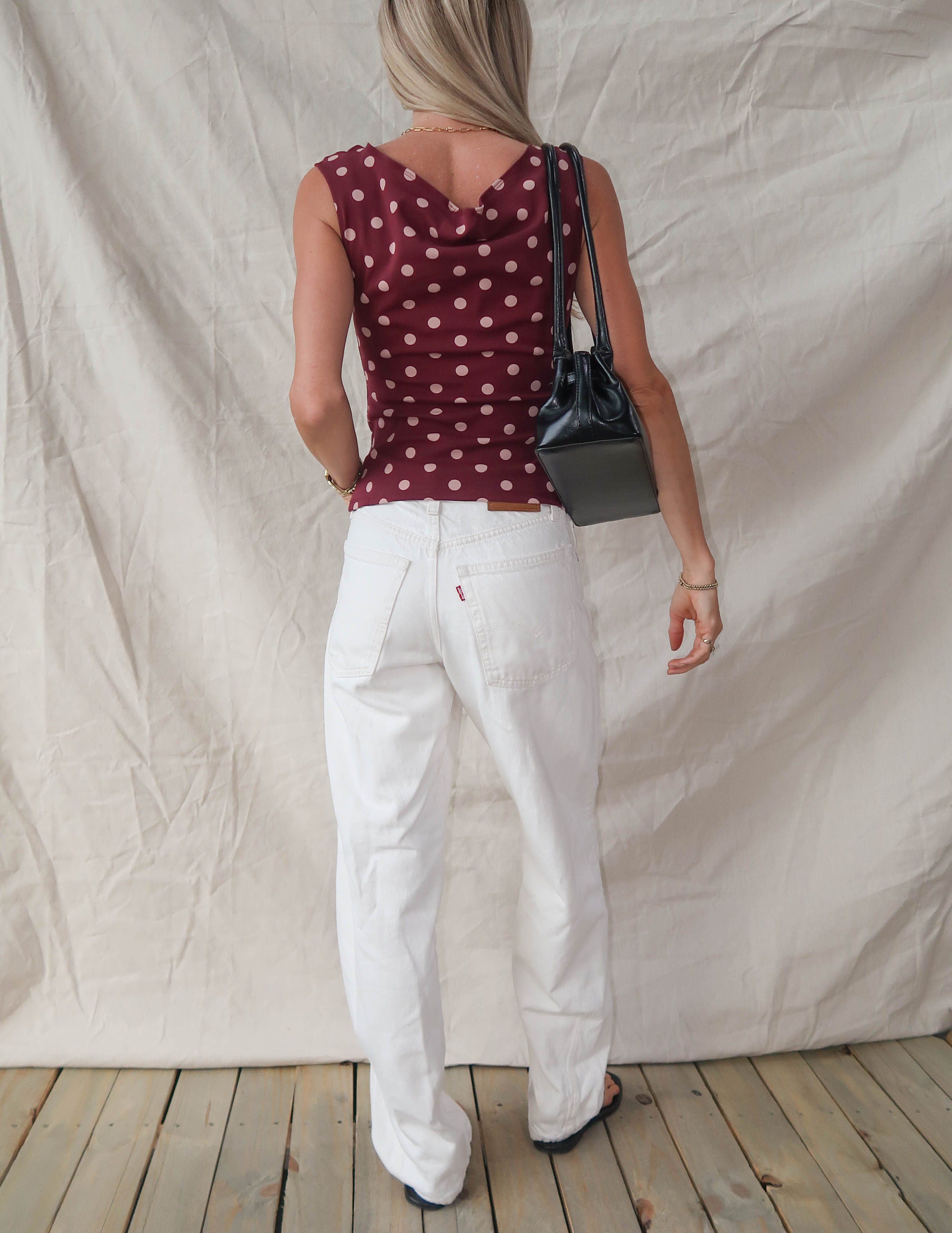 Eleanor Polka Dot Top