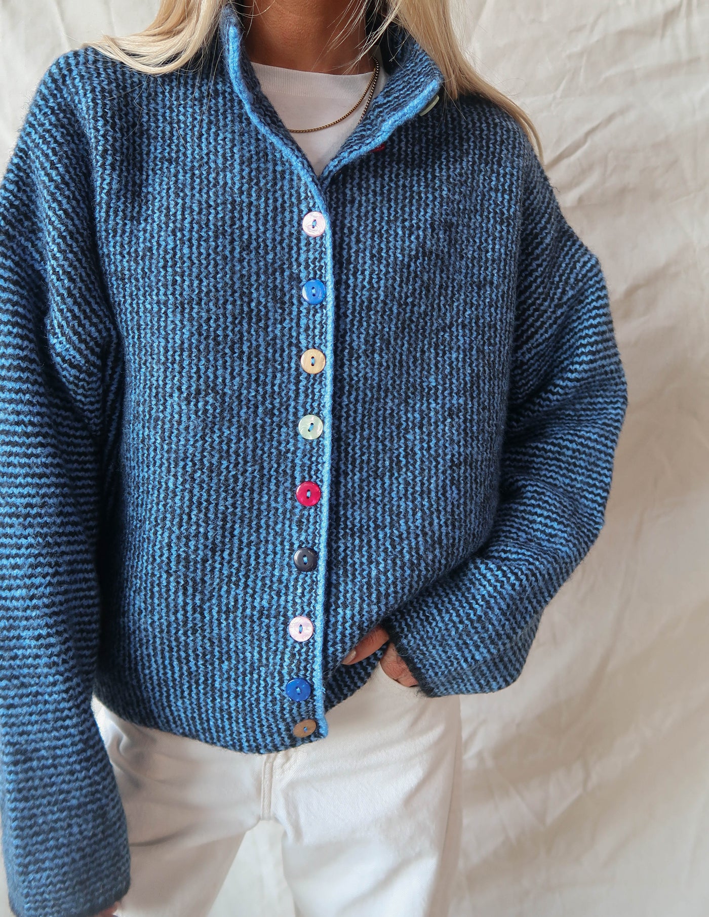Mabel Mix Button Cardigan