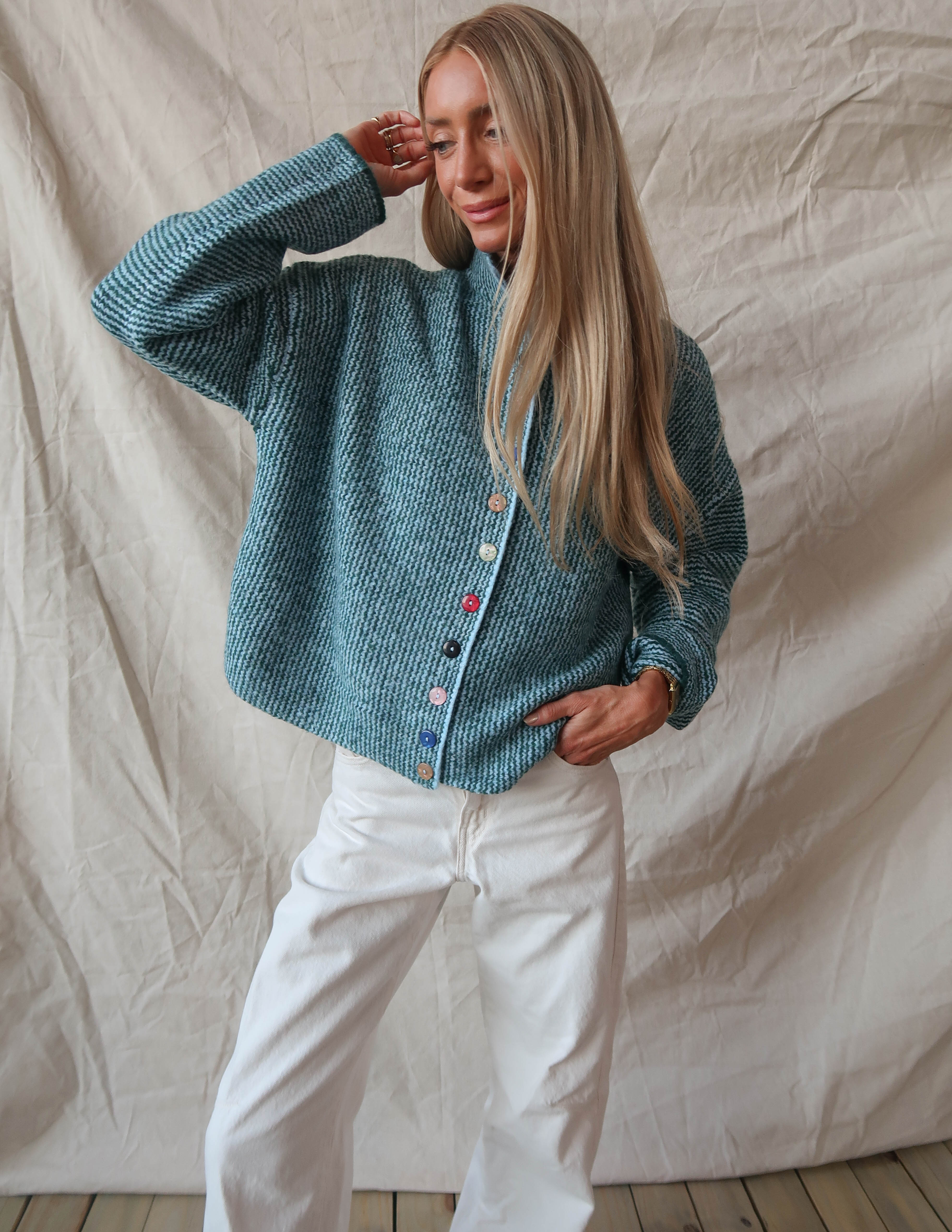 Mabel Mix Button Cardigan · Shop Stevie