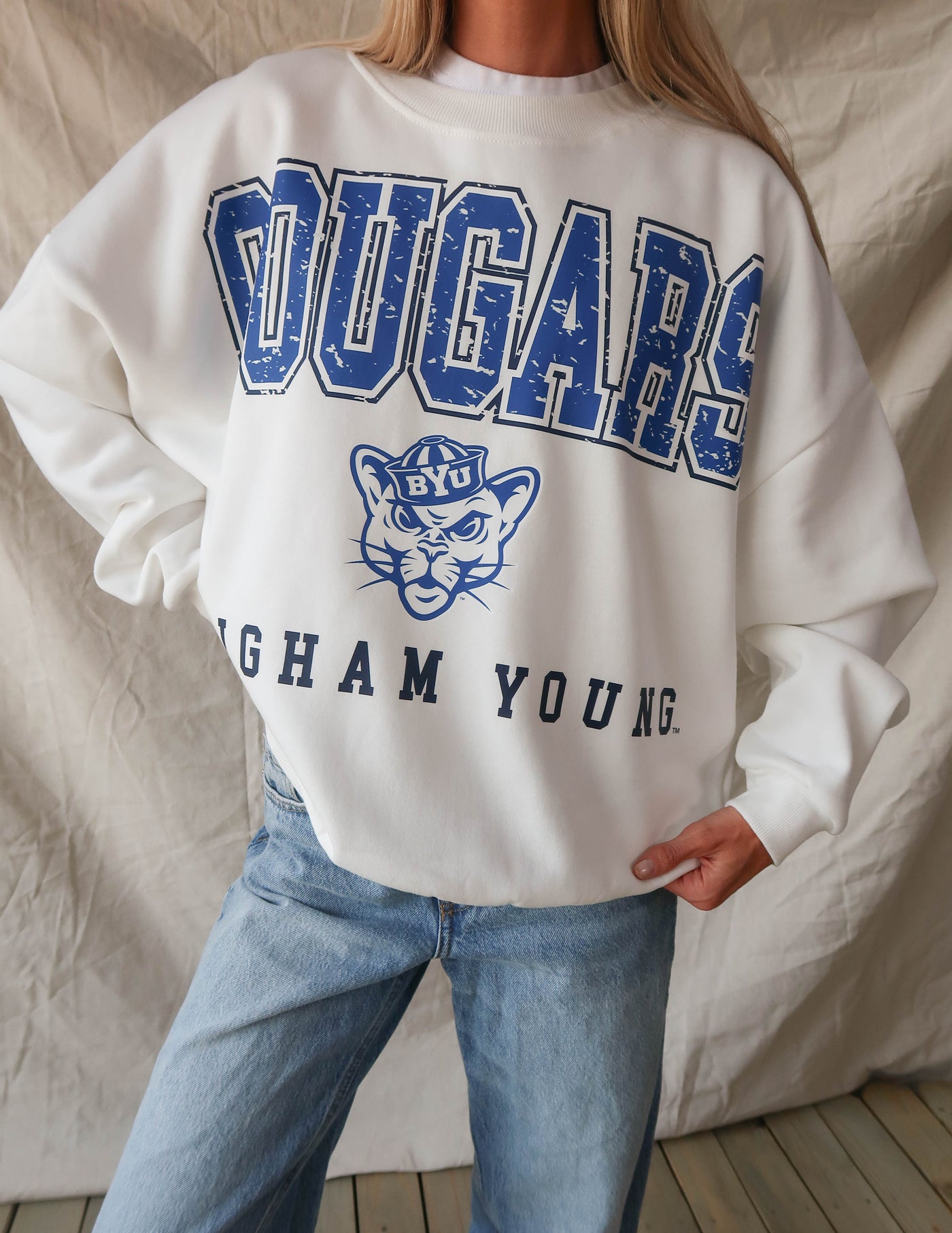 BYU Freestyle Fleece Crewneck