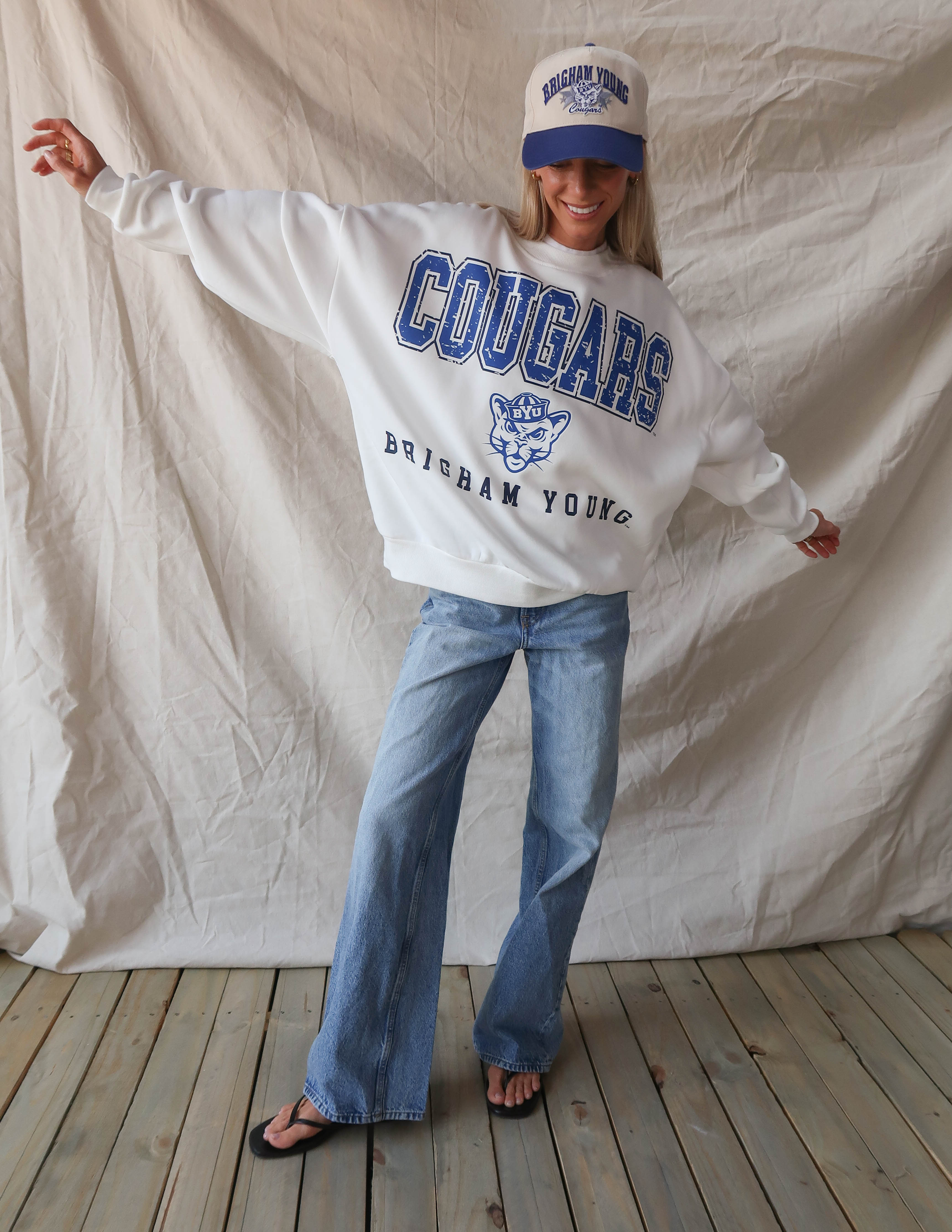 BYU Freestyle Fleece Crewneck
