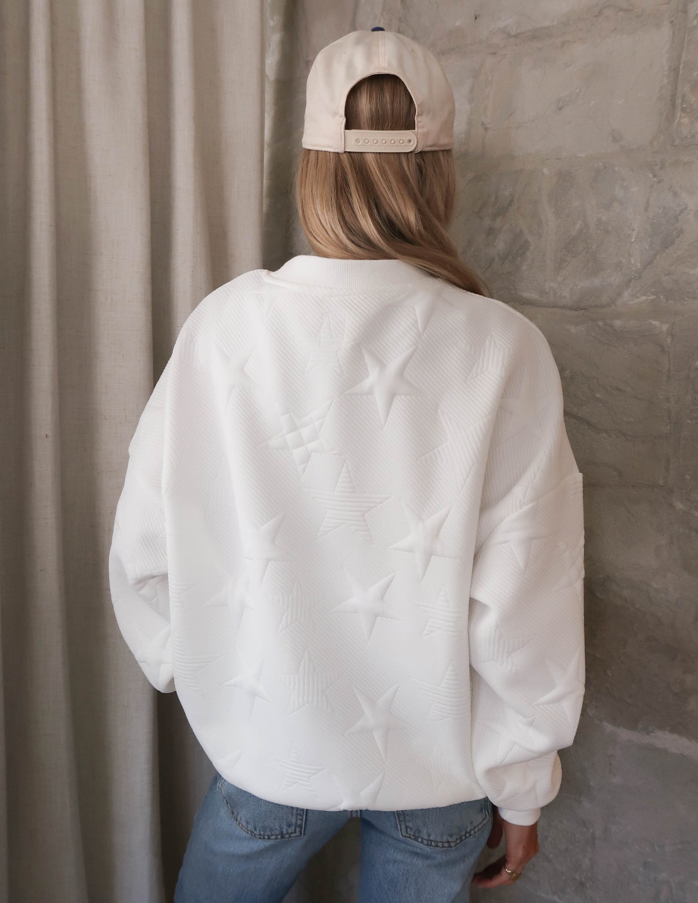 BYU Embossed Crewneck