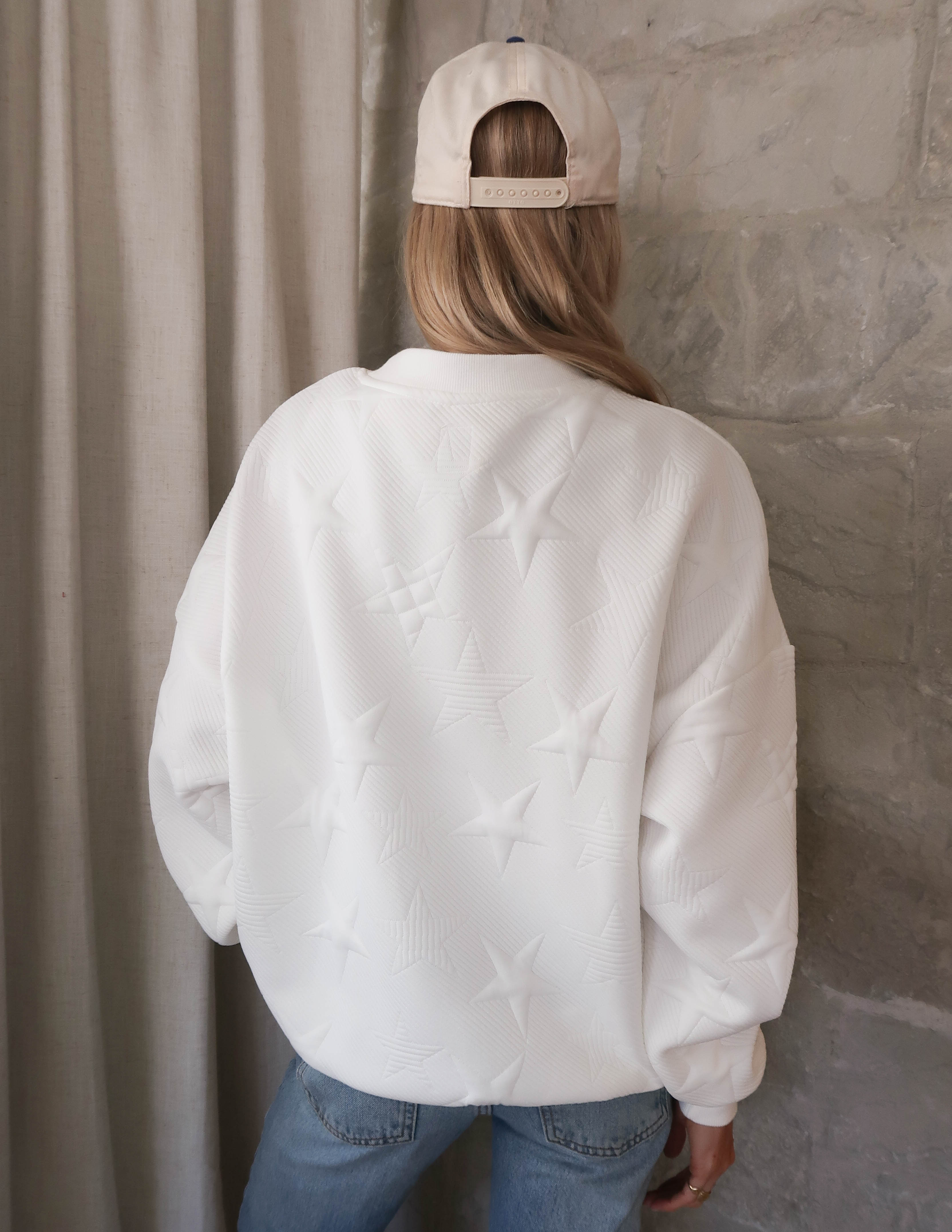 BYU Embossed Crewneck