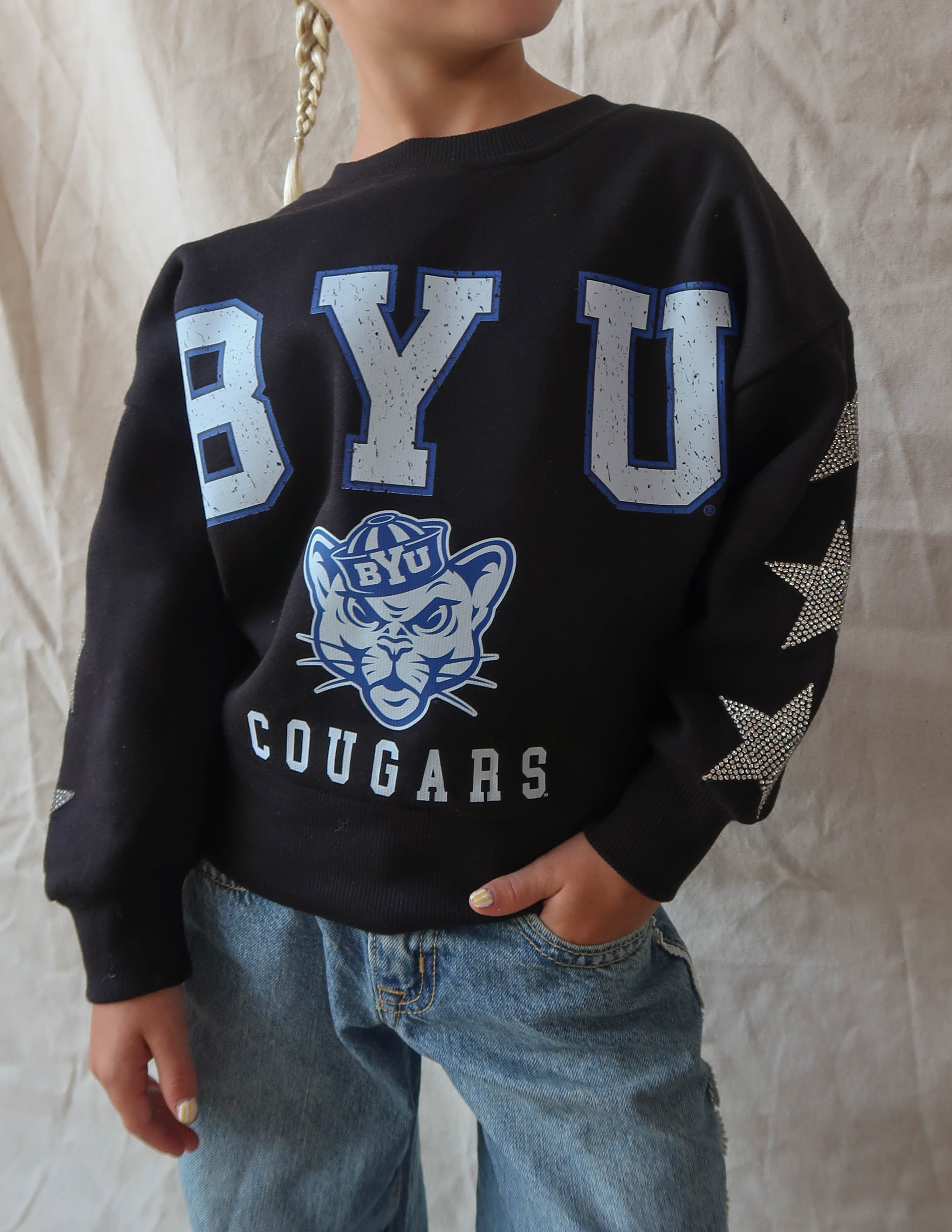 BYU Velocity Kids Crewneck