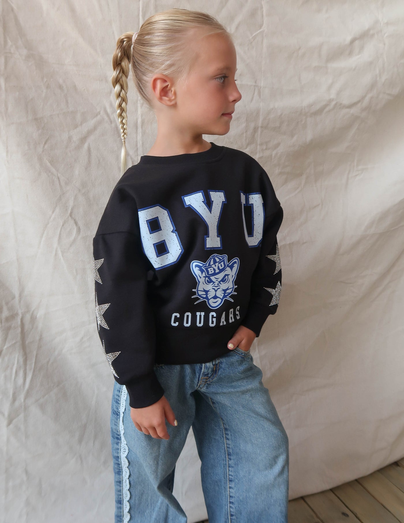BYU Velocity Kids Crewneck
