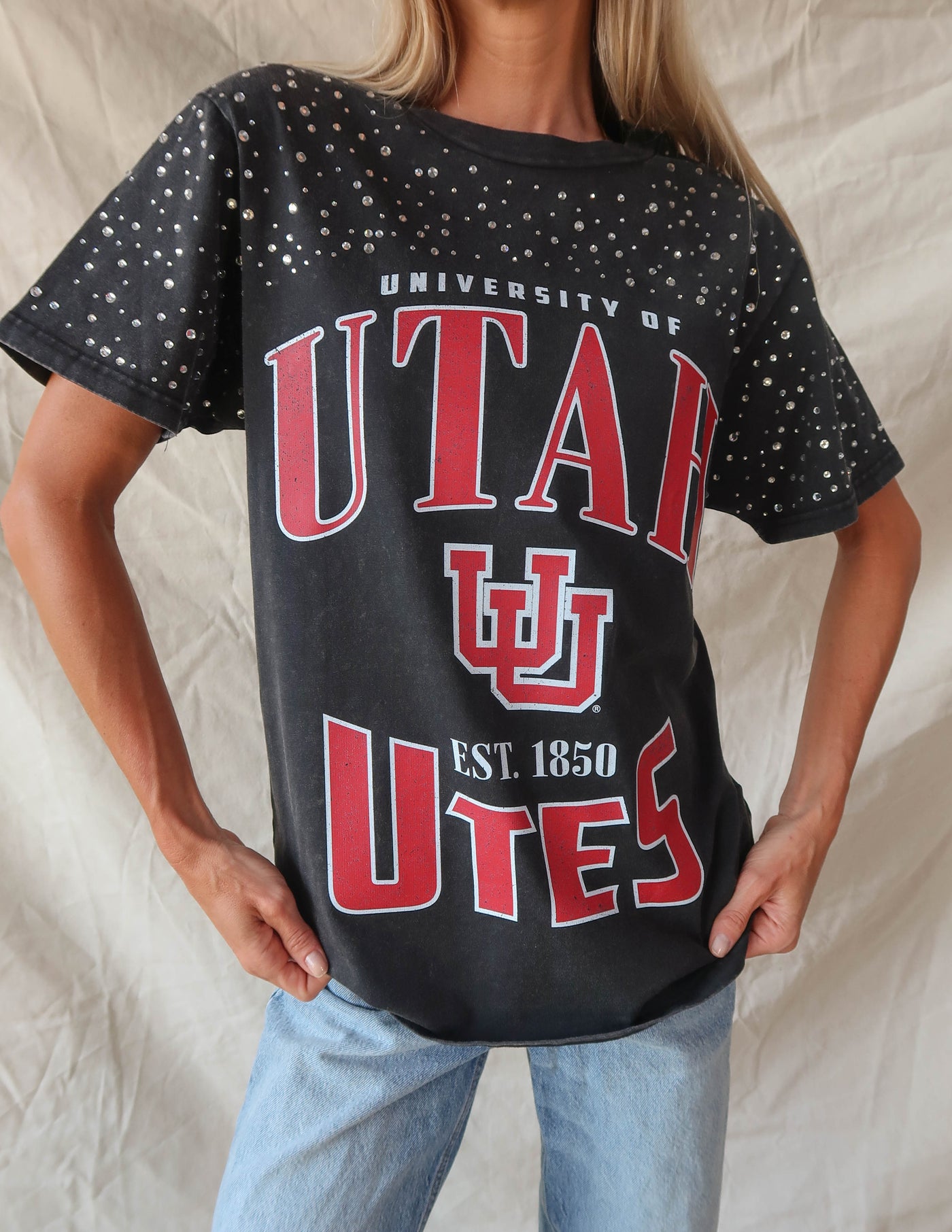 Utah Utes Rhinestone Tee