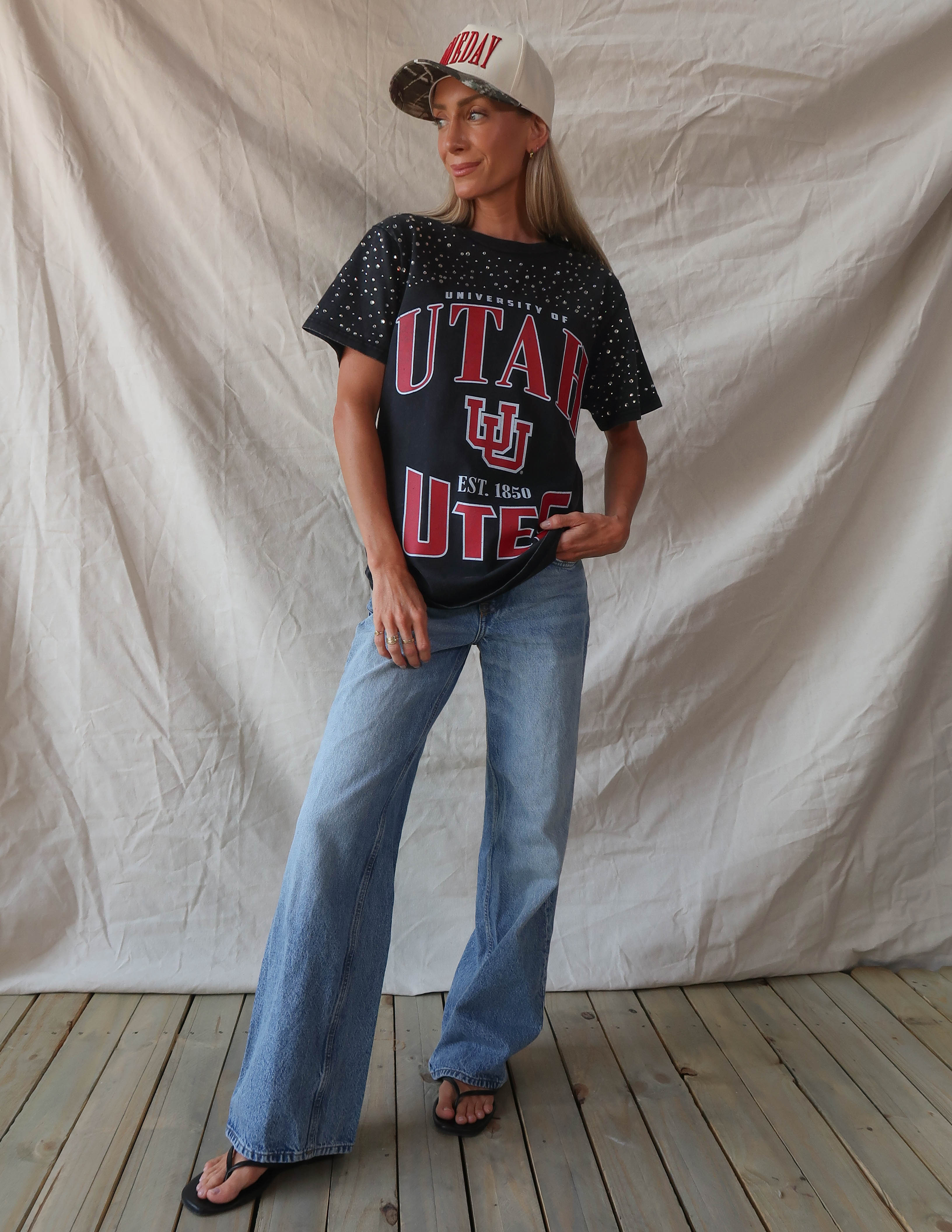 Utah Utes Rhinestone Tee