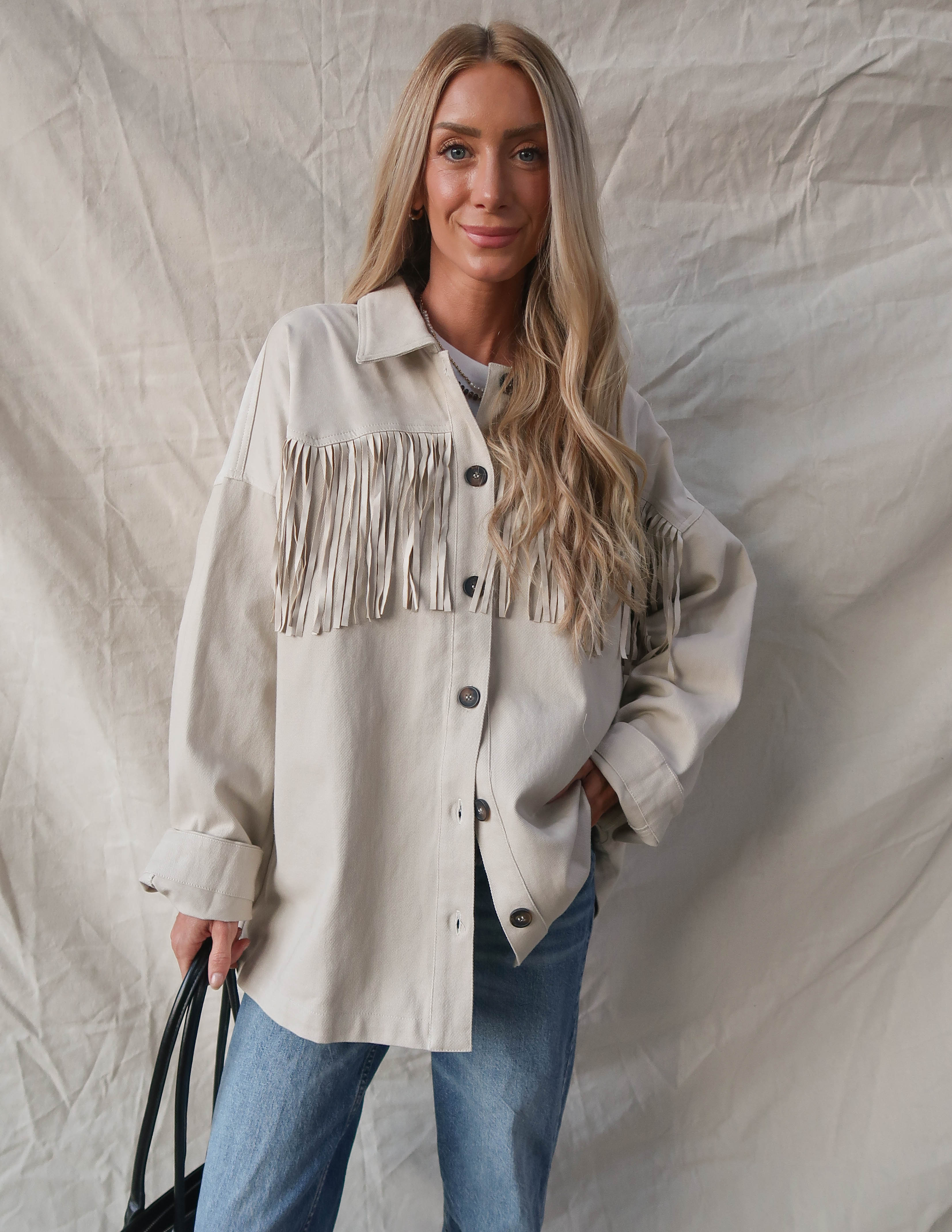 Tahoe Fringed Overshirt