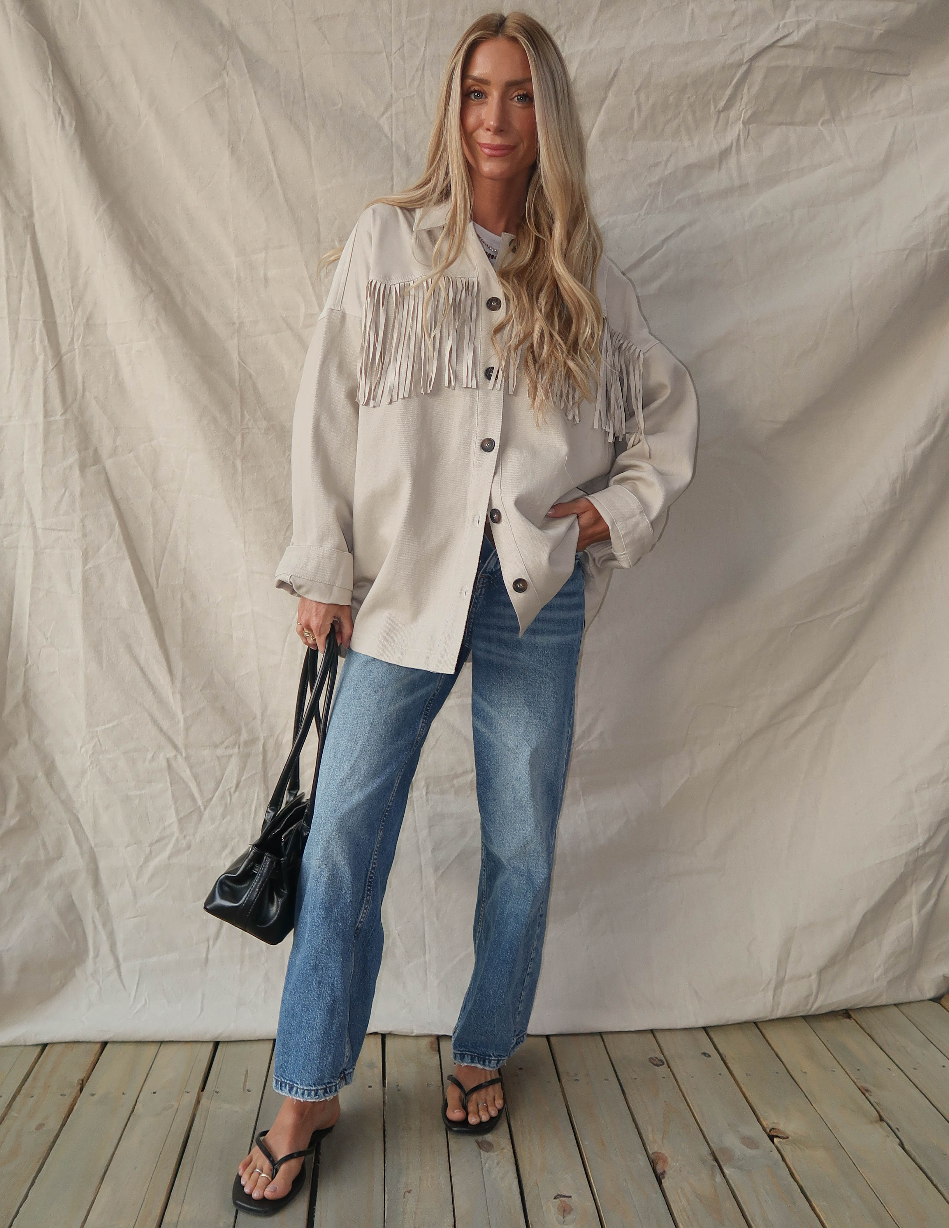 Tahoe Fringed Overshirt