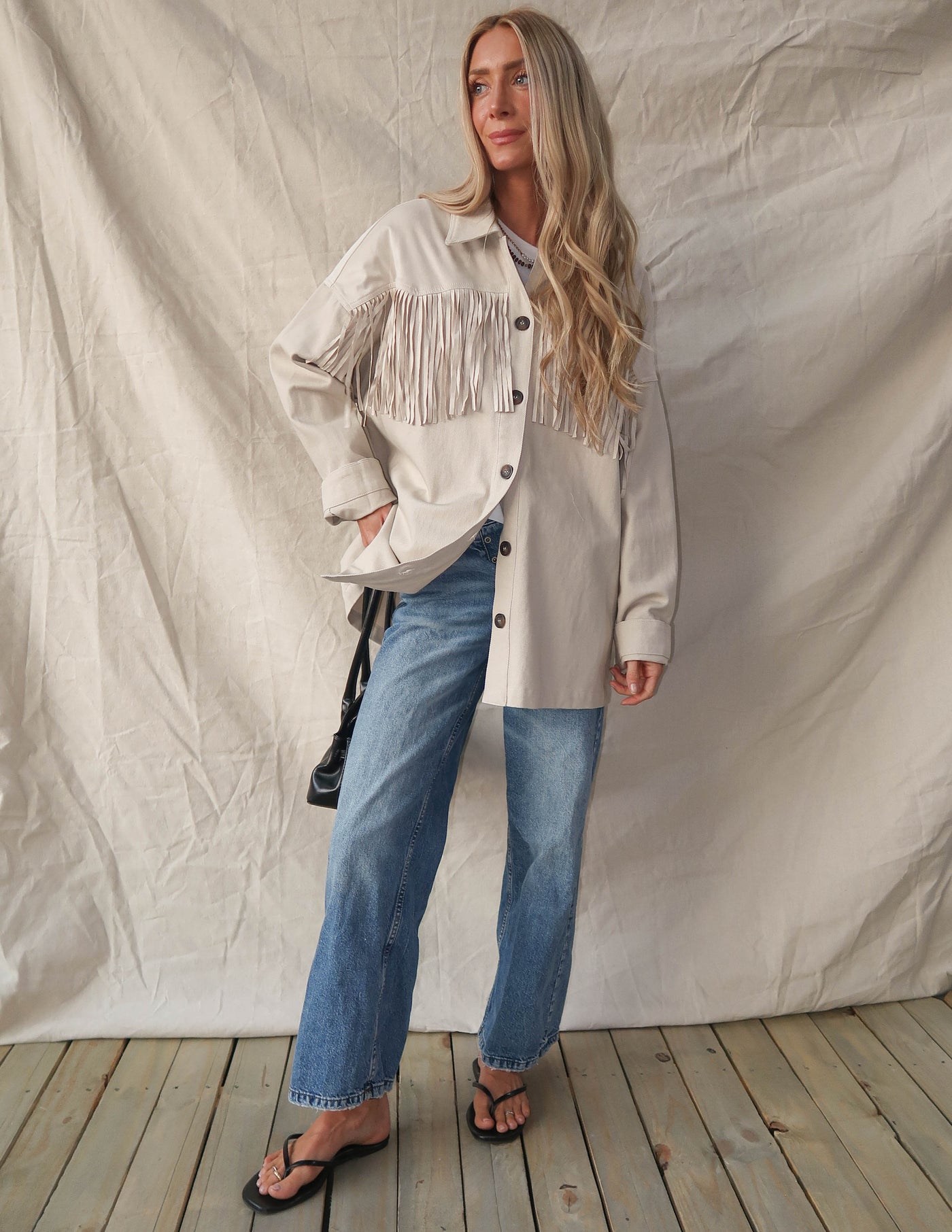 Tahoe Fringed Overshirt