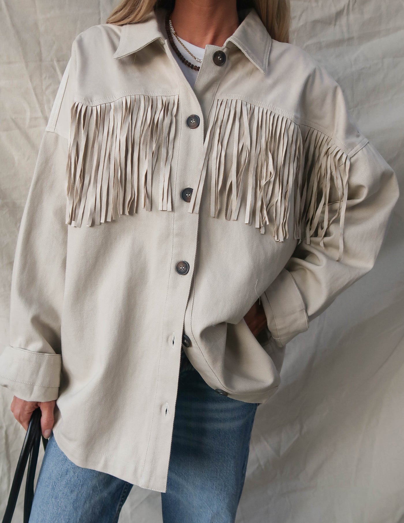 Tahoe Fringed Overshirt