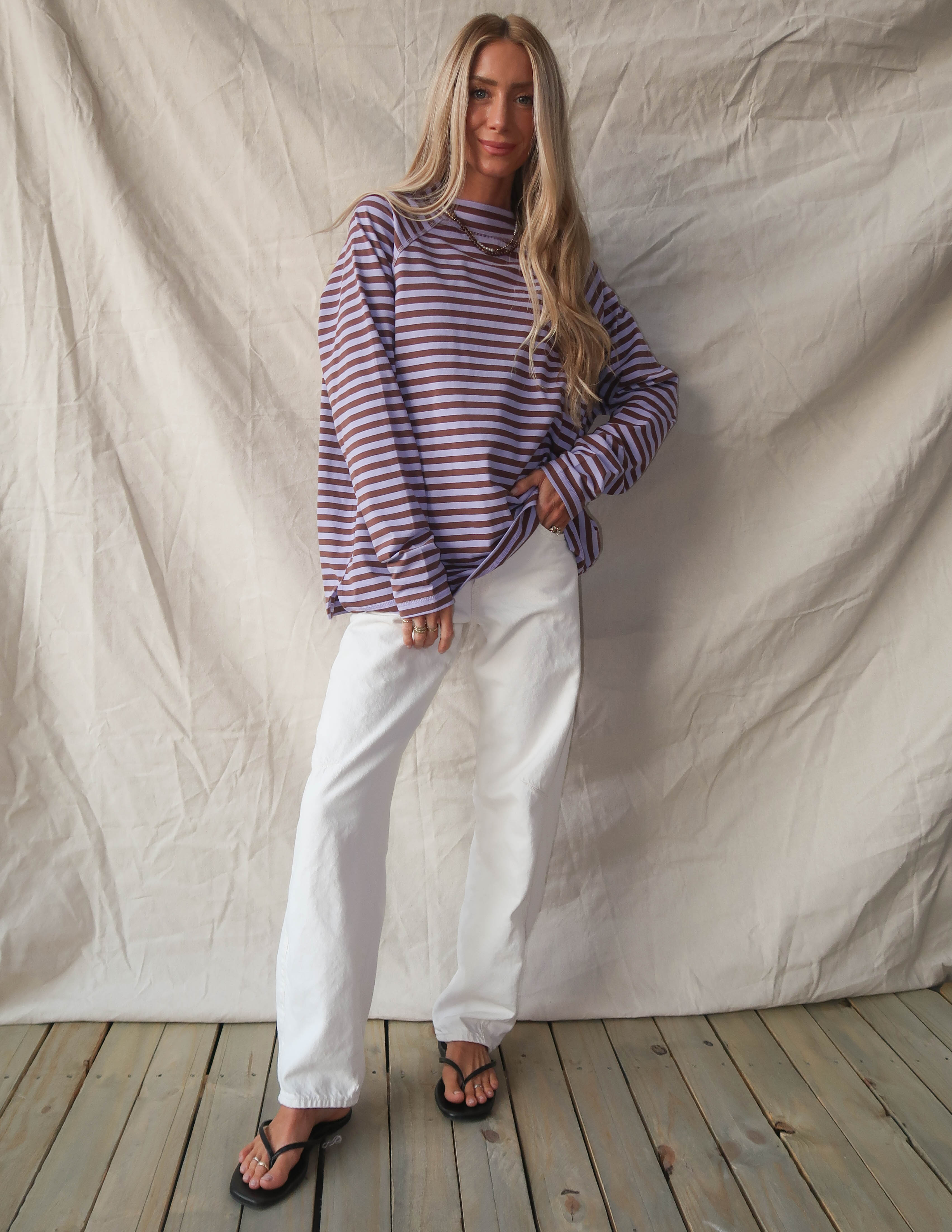 Skylar Striped Top