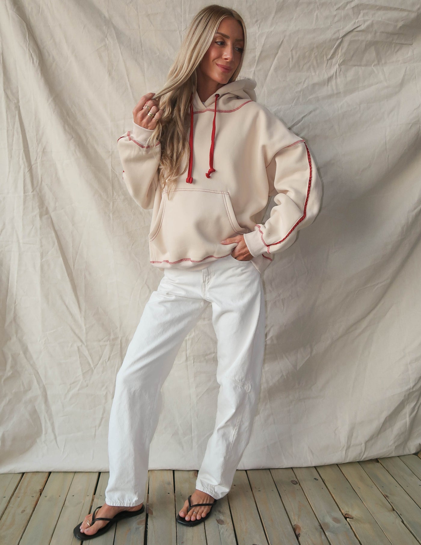 Ruthie Contrast Hoodie