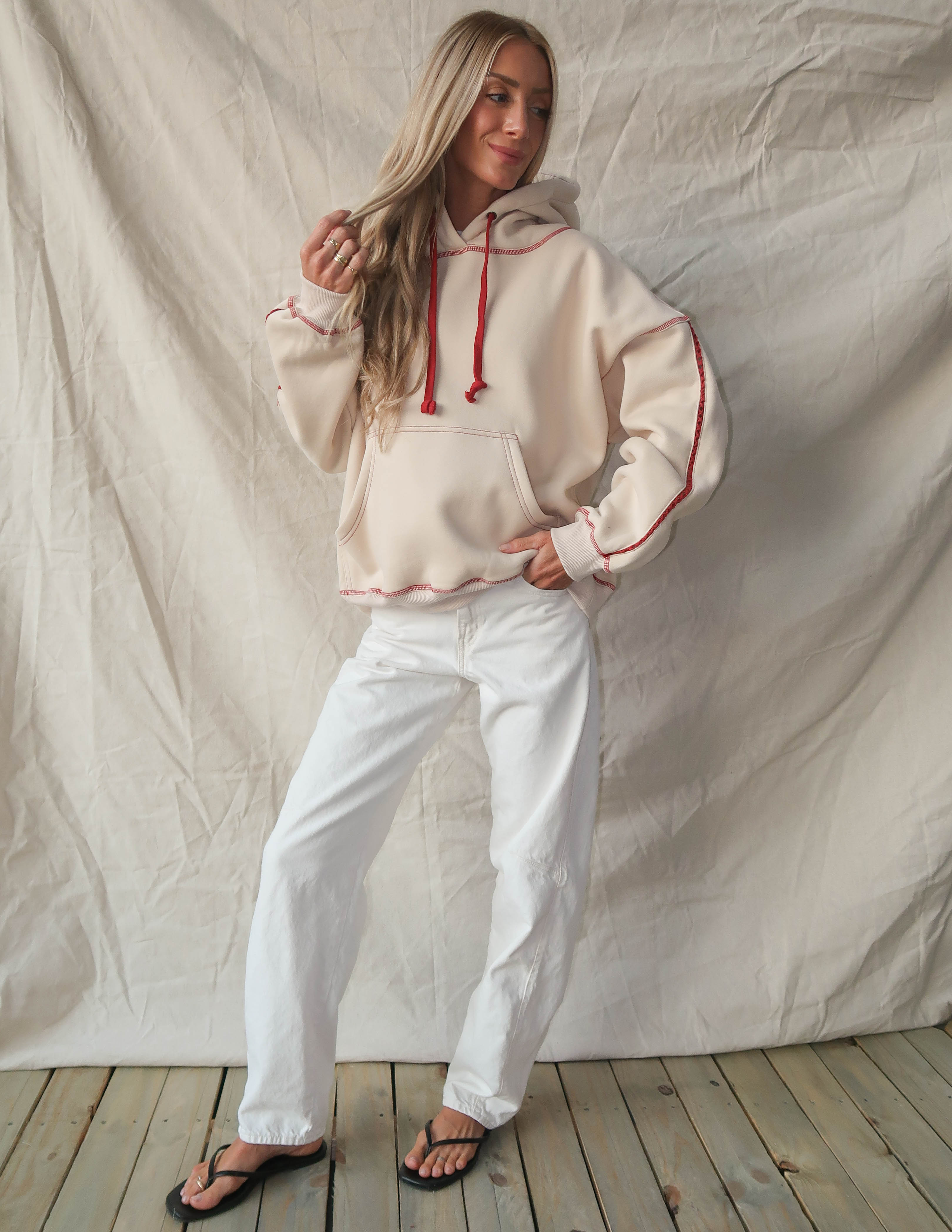Ruthie Contrast Hoodie
