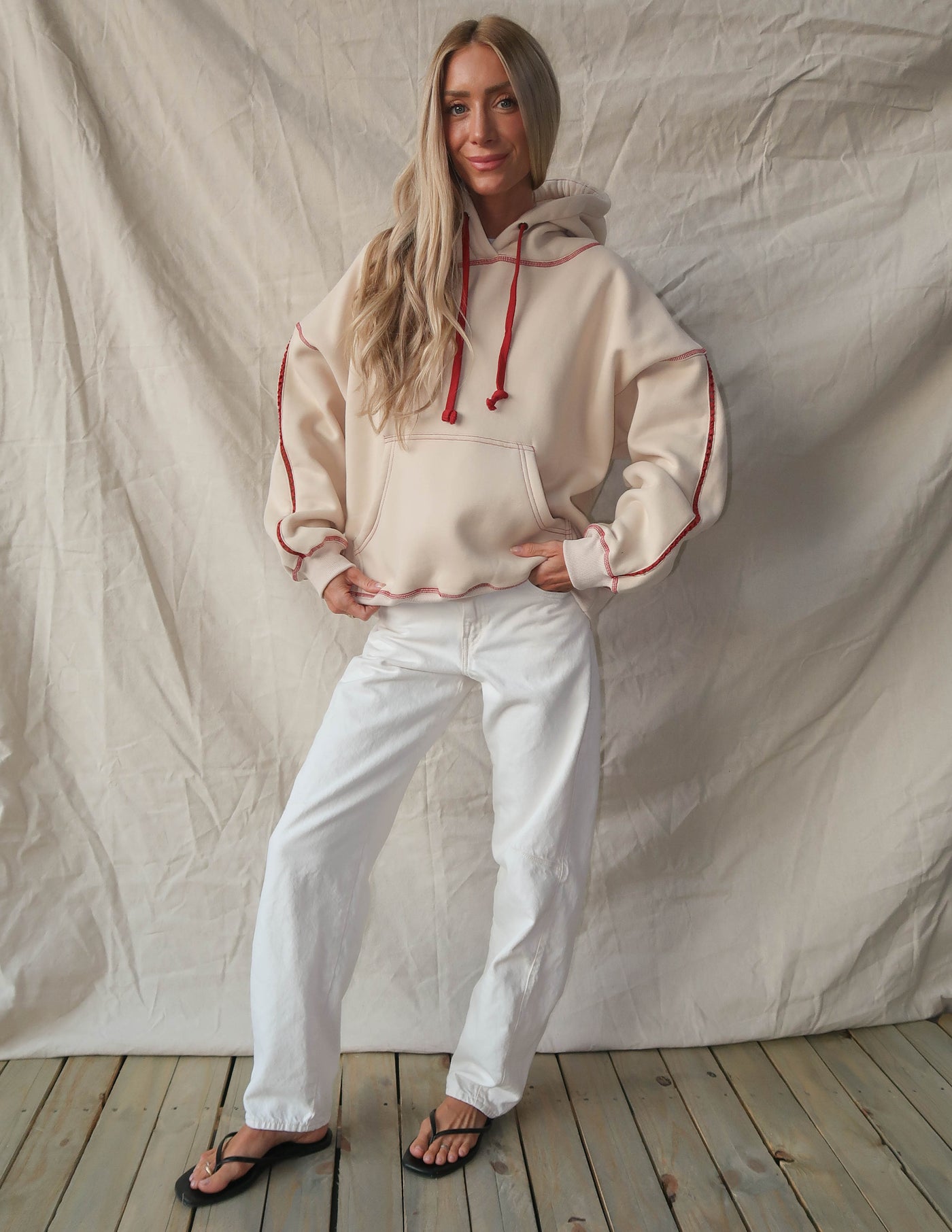 Ruthie Contrast Hoodie