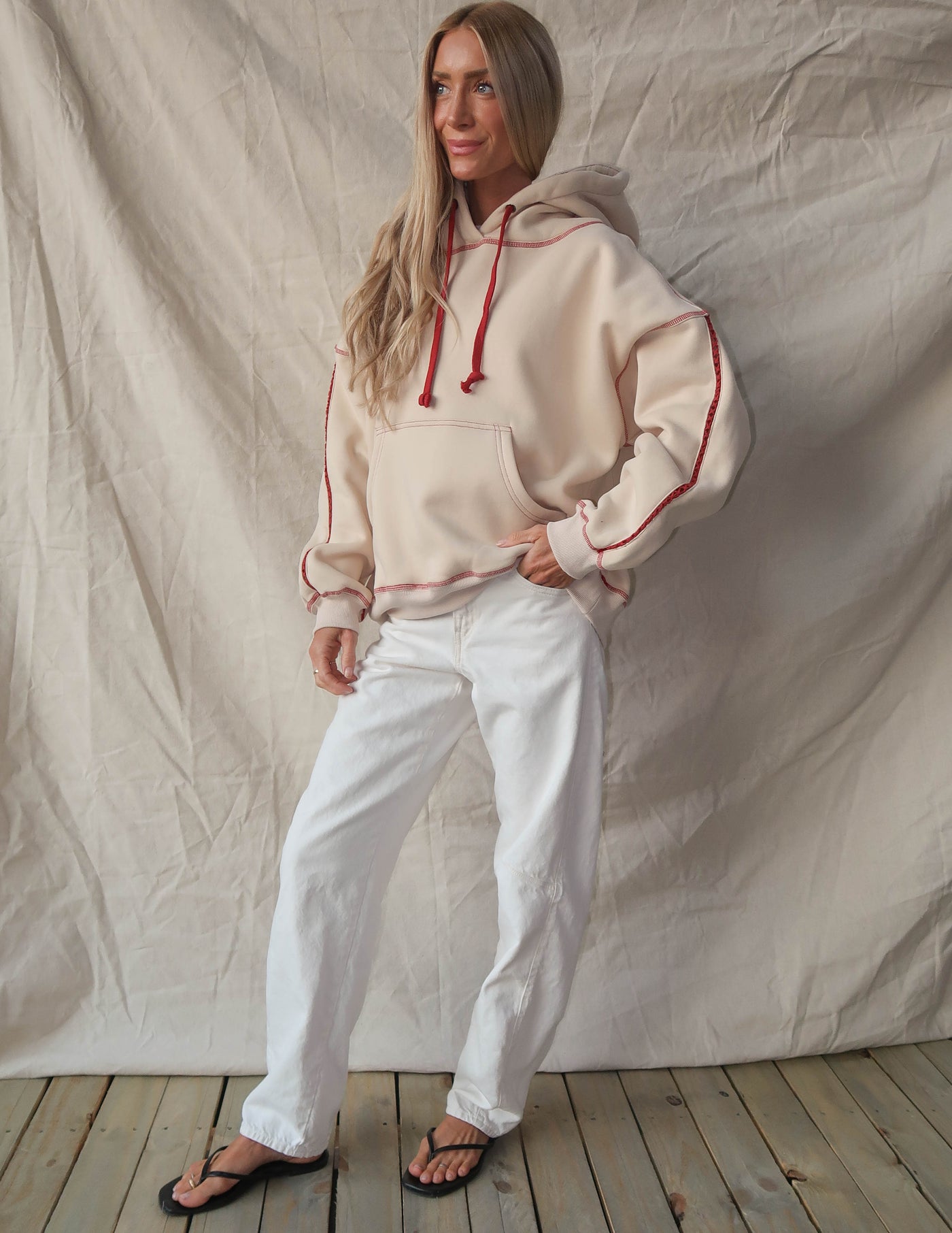 Ruthie Contrast Hoodie