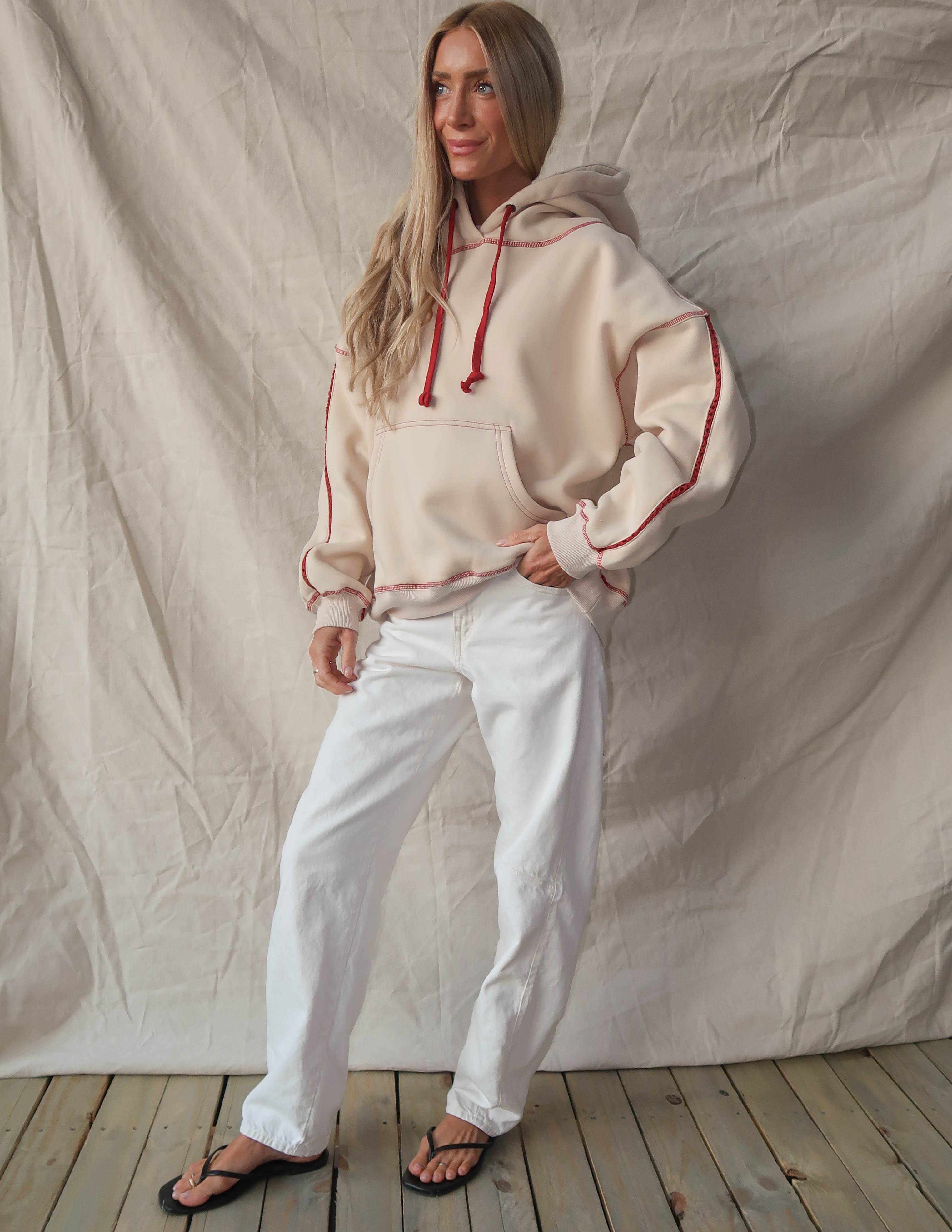 Ruthie Contrast Hoodie