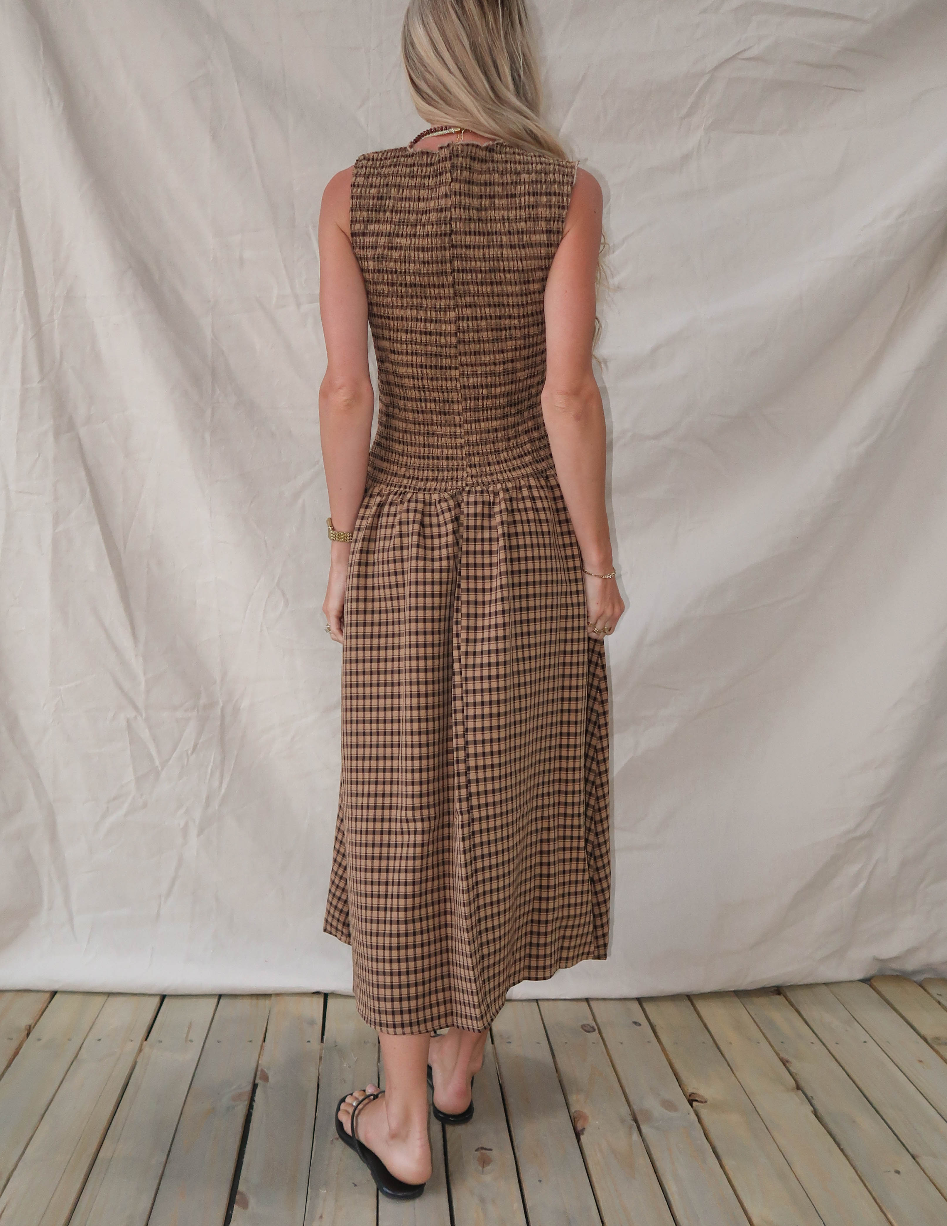 Aspen Ridge Gingham Dress