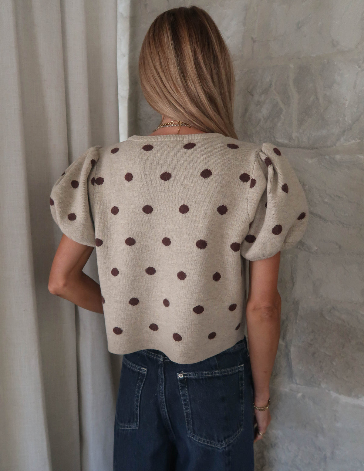 Adelaide Polka Dot Cardigan