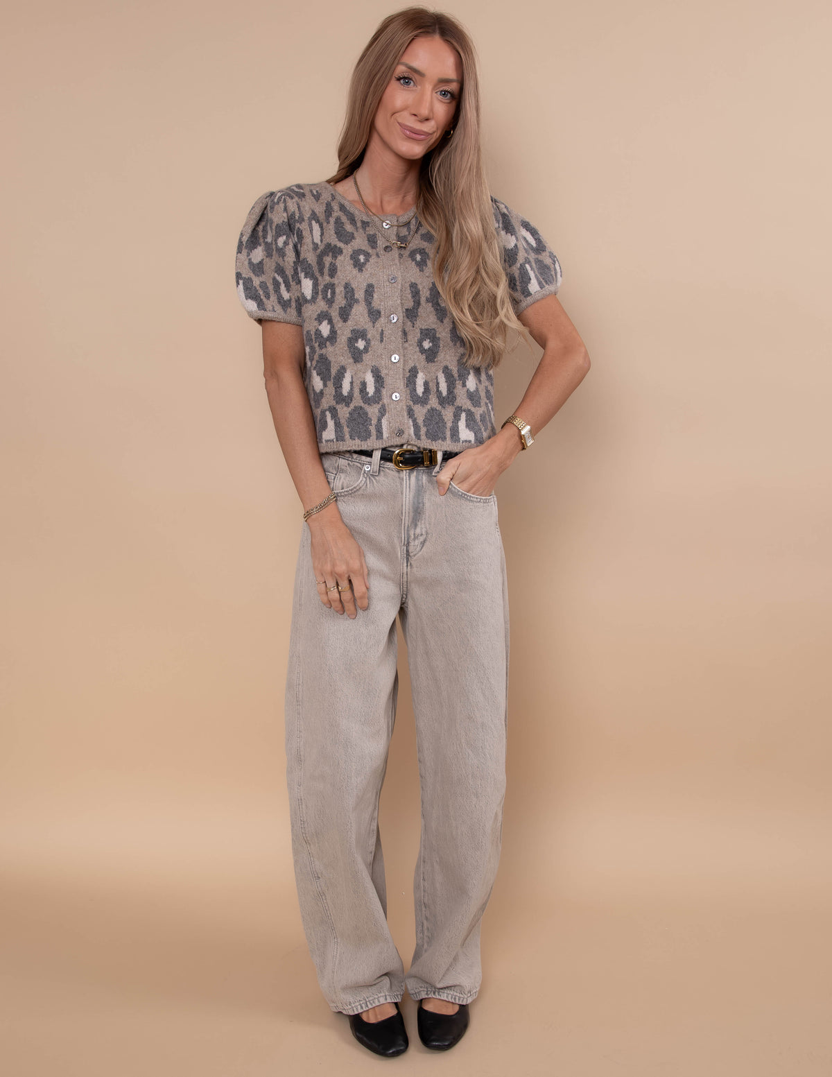 Leighton Leopard Cardigan