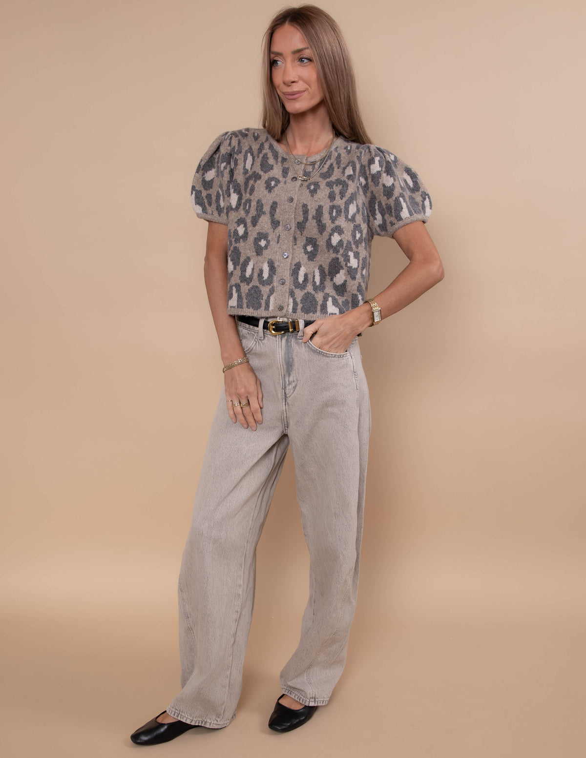 Leighton Leopard Cardigan