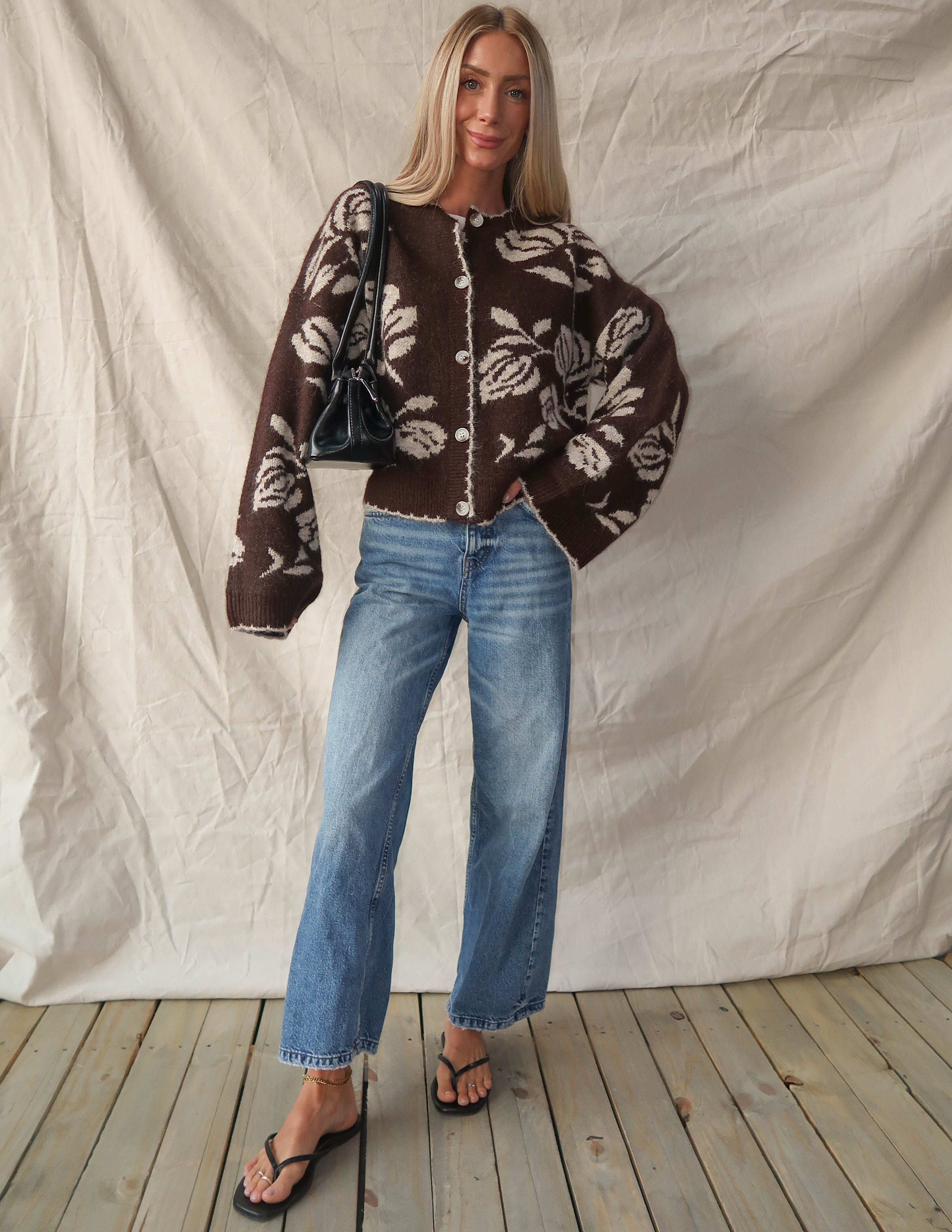 Cocoa Blossom Cardigan