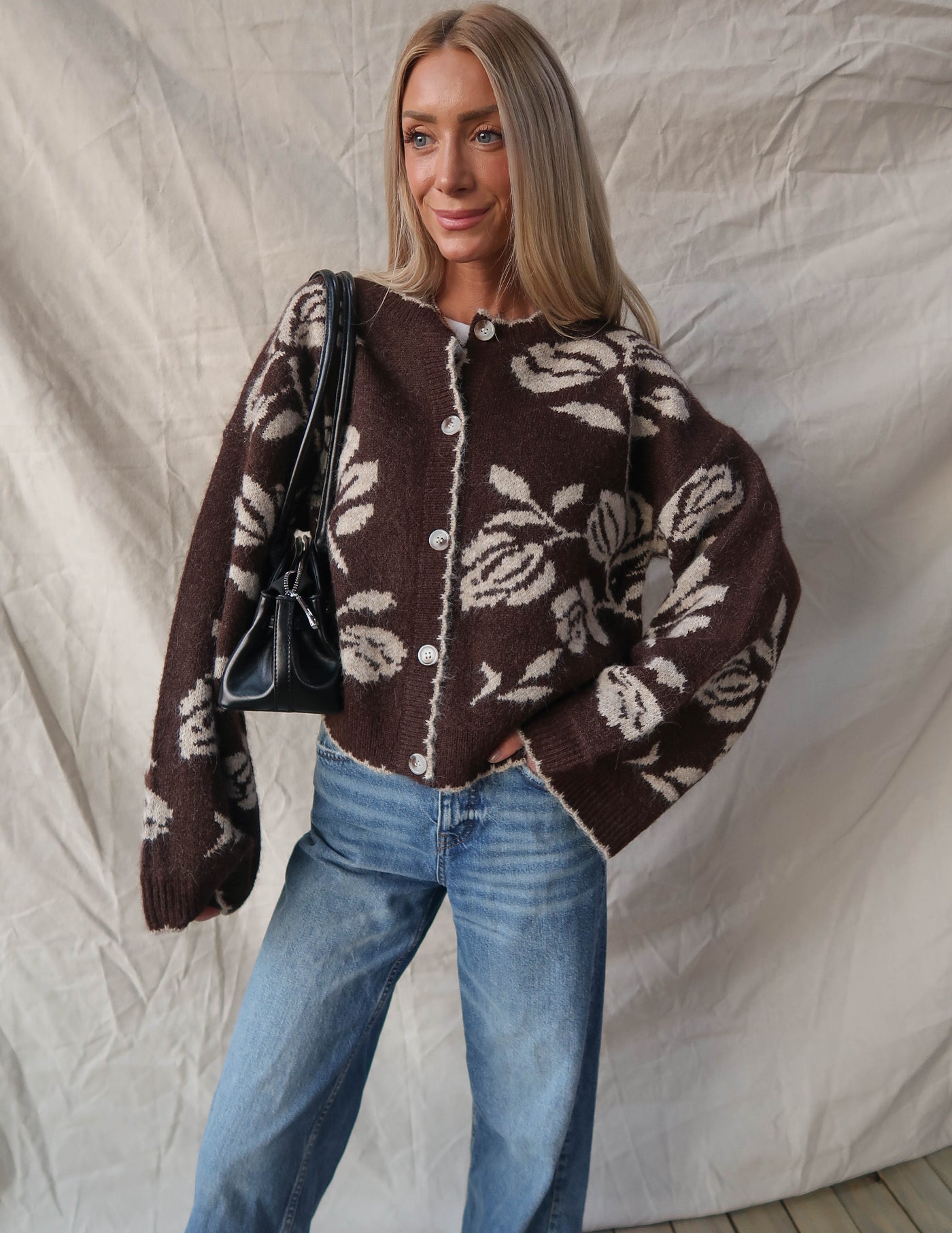 Cocoa Blossom Cardigan