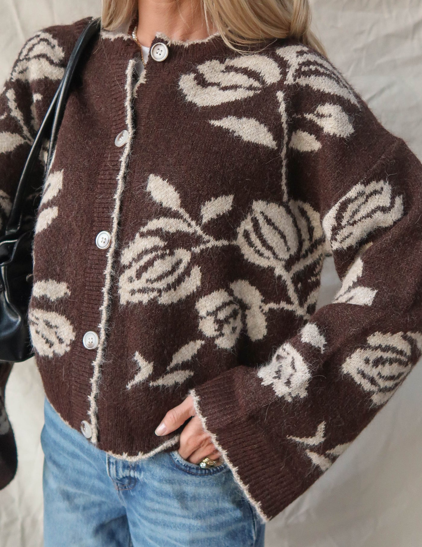Cocoa Blossom Cardigan