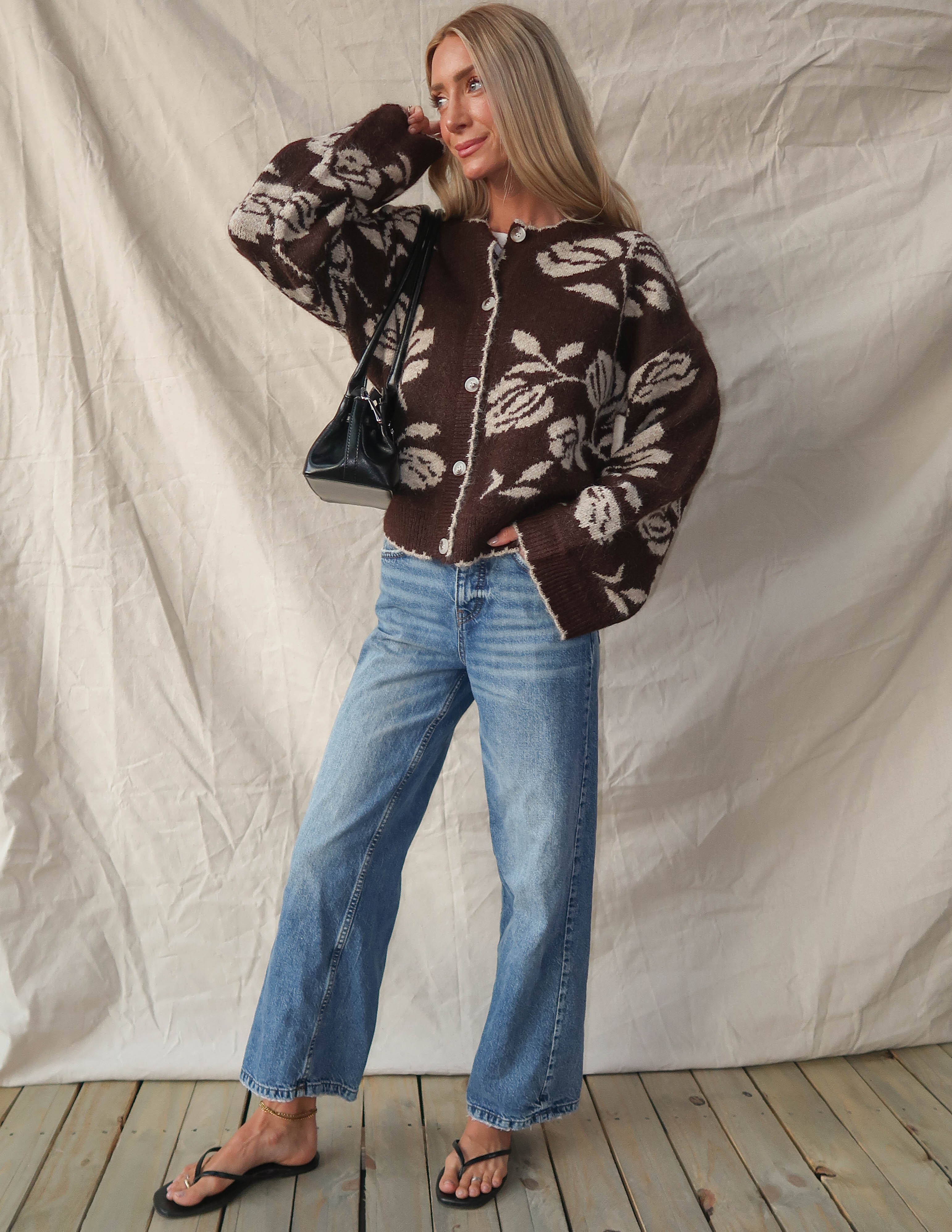 Cocoa Blossom Cardigan