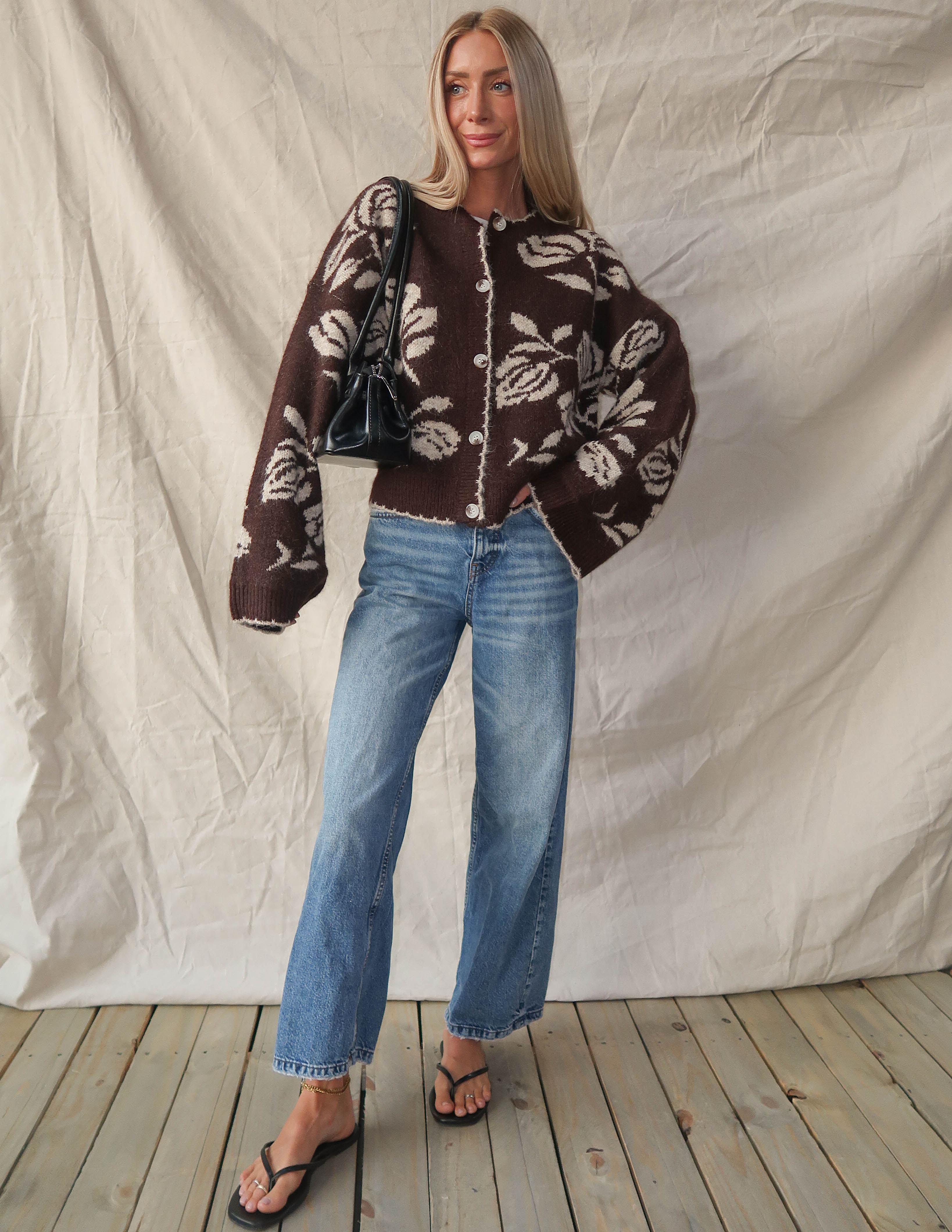 Cocoa Blossom Cardigan
