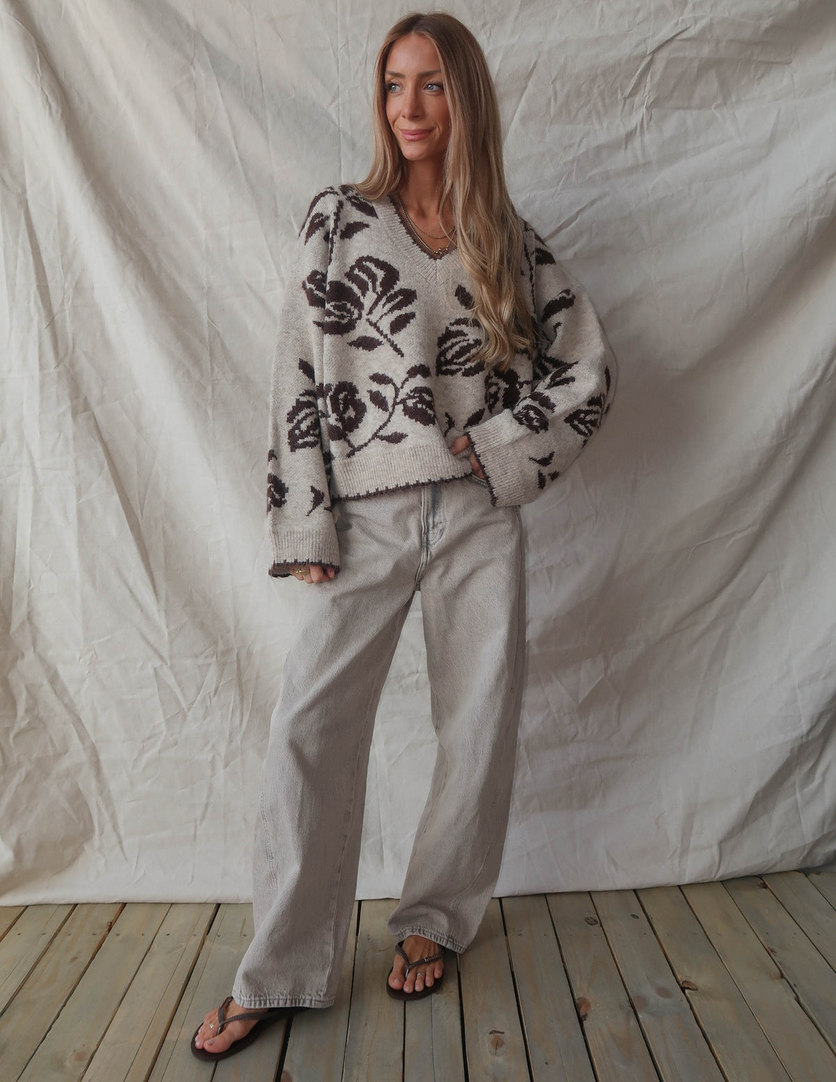Autumn Bloom Sweater