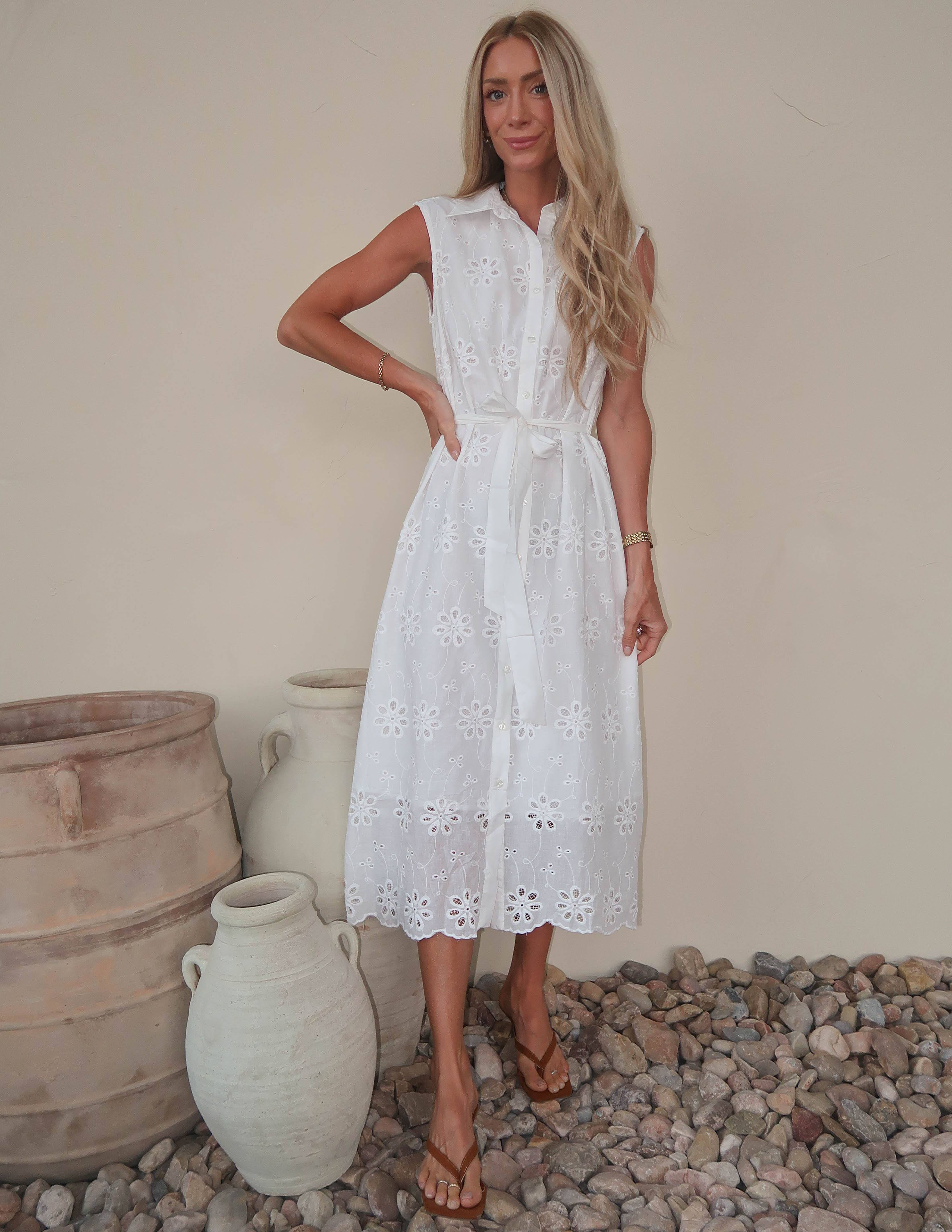 Savannah Eyelet Dress
