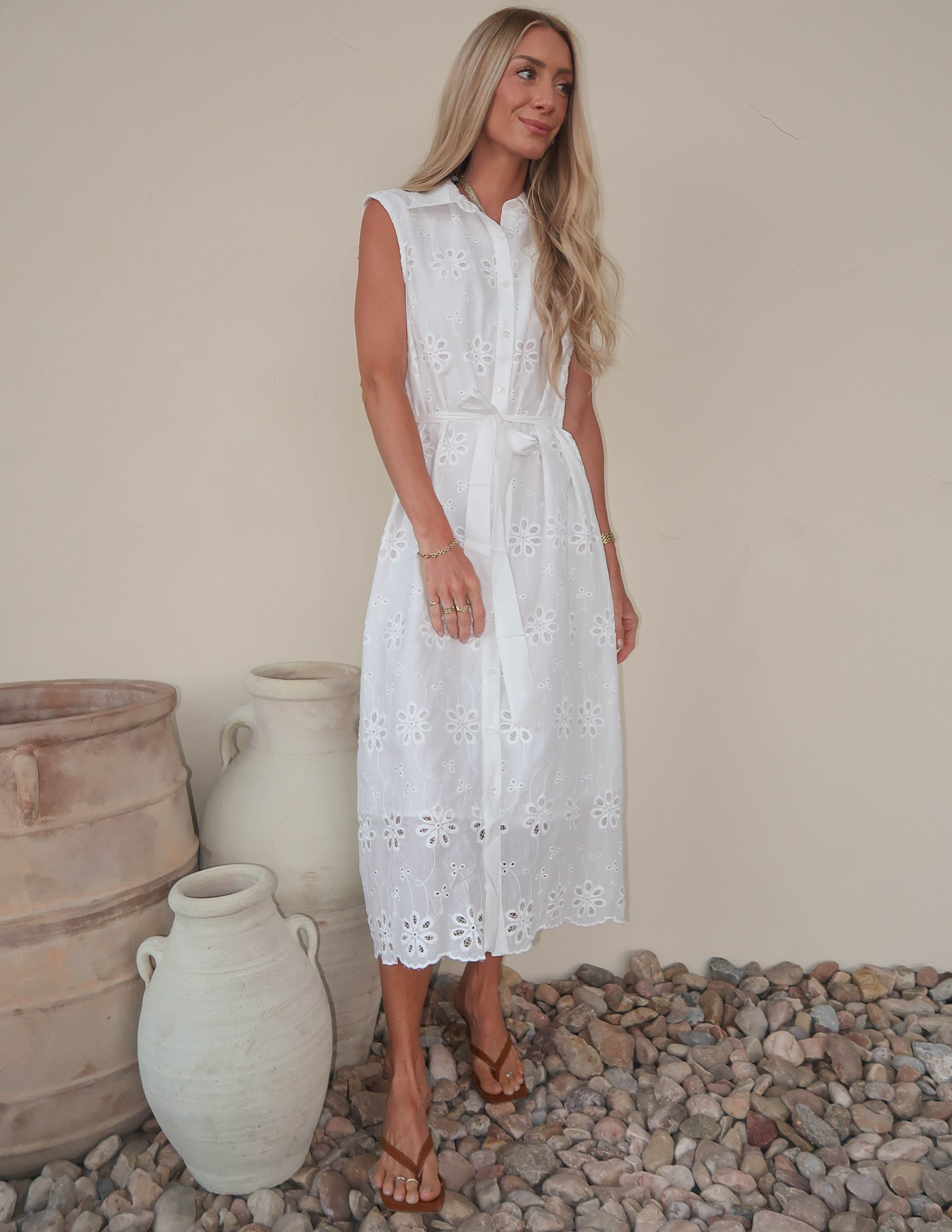 Savannah Eyelet Dress