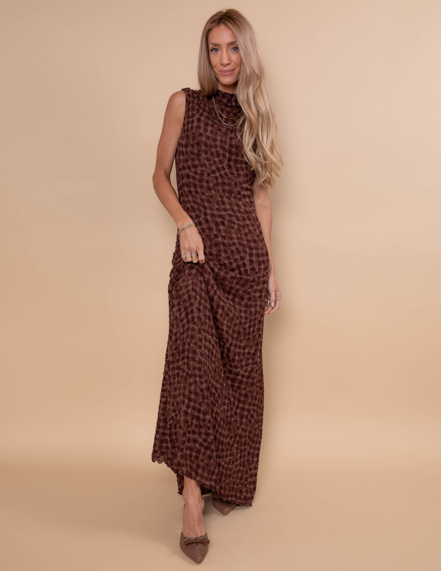 Saffron Bloom Maxi Dress
