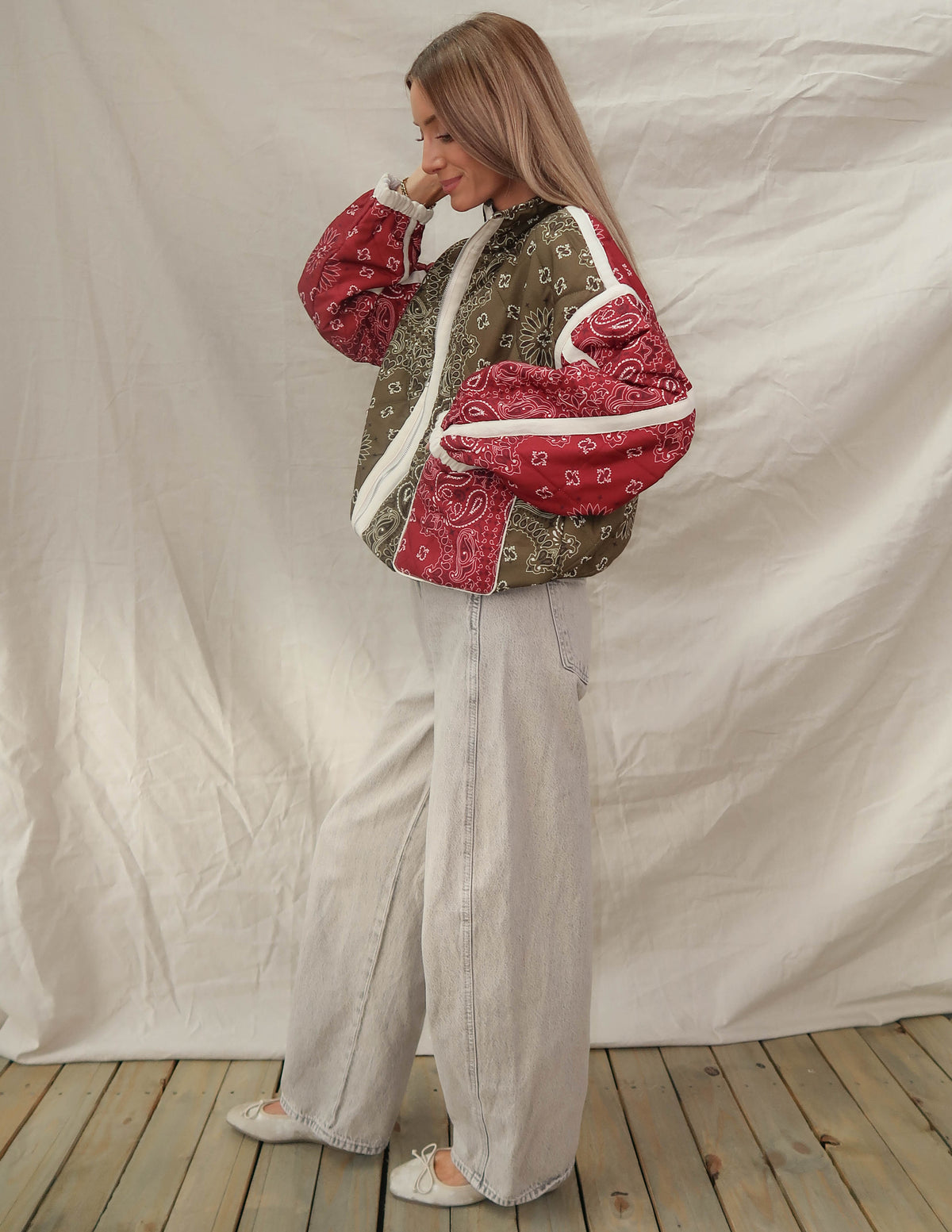 Bandana Bliss Quilted Jacket