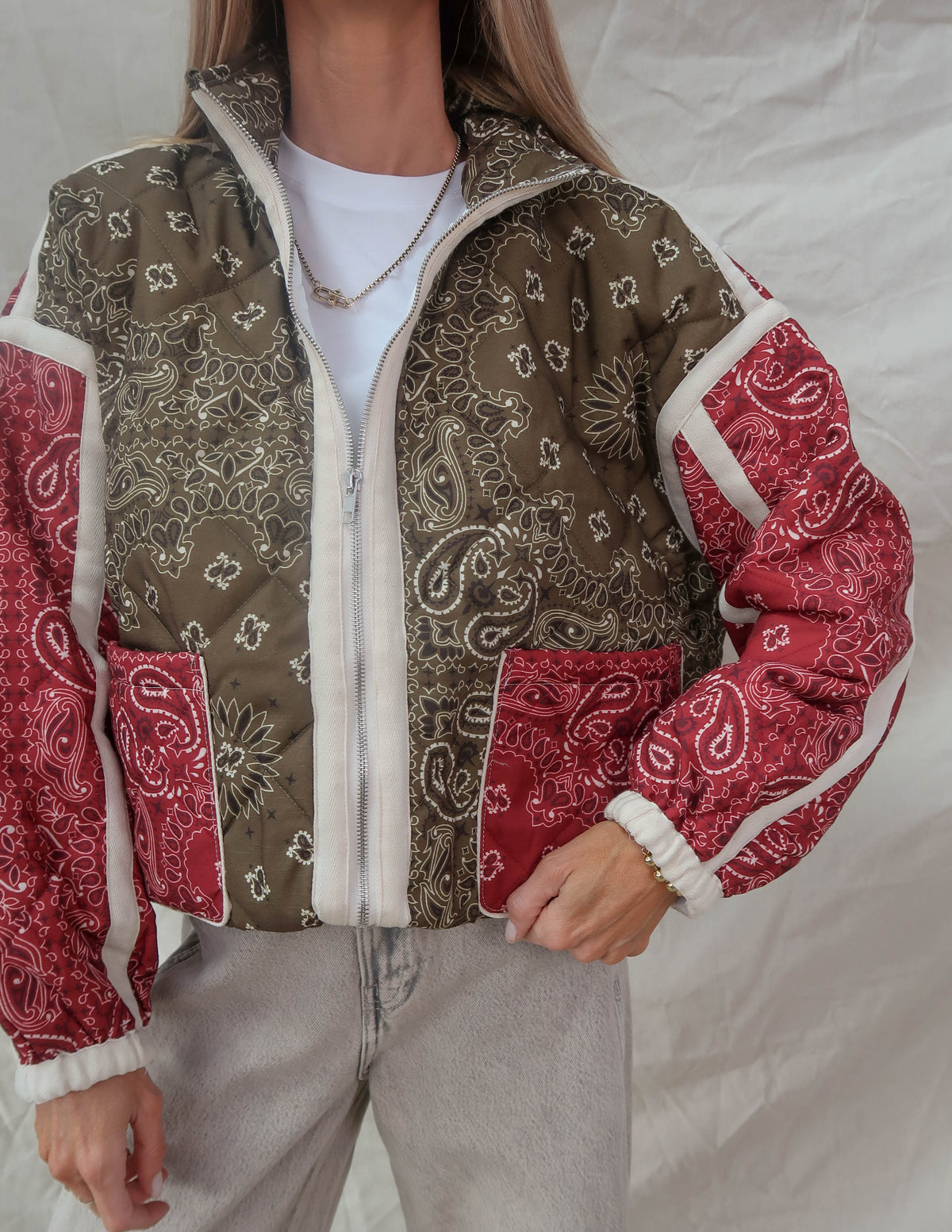 Bandana Bliss Quilted Jacket