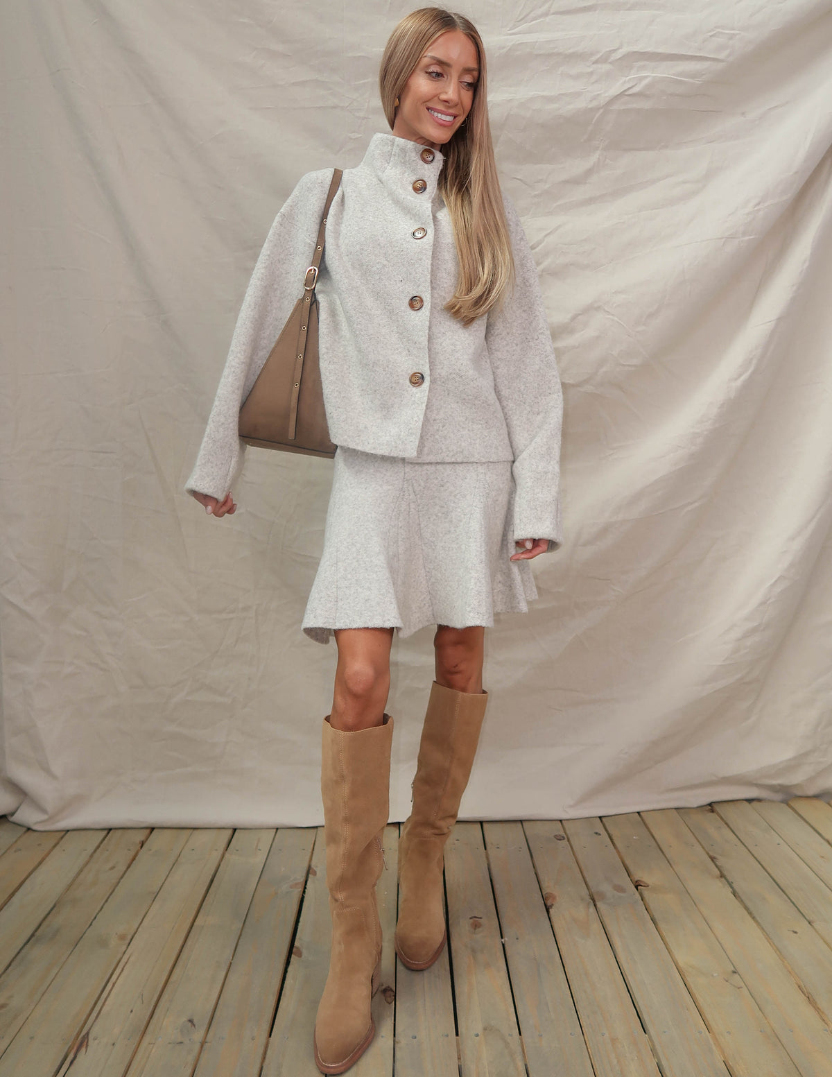 Ashwood Cardigan & Skirt Set