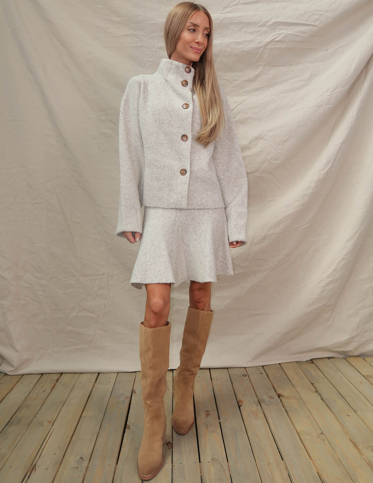 Ashwood Cardigan & Skirt Set