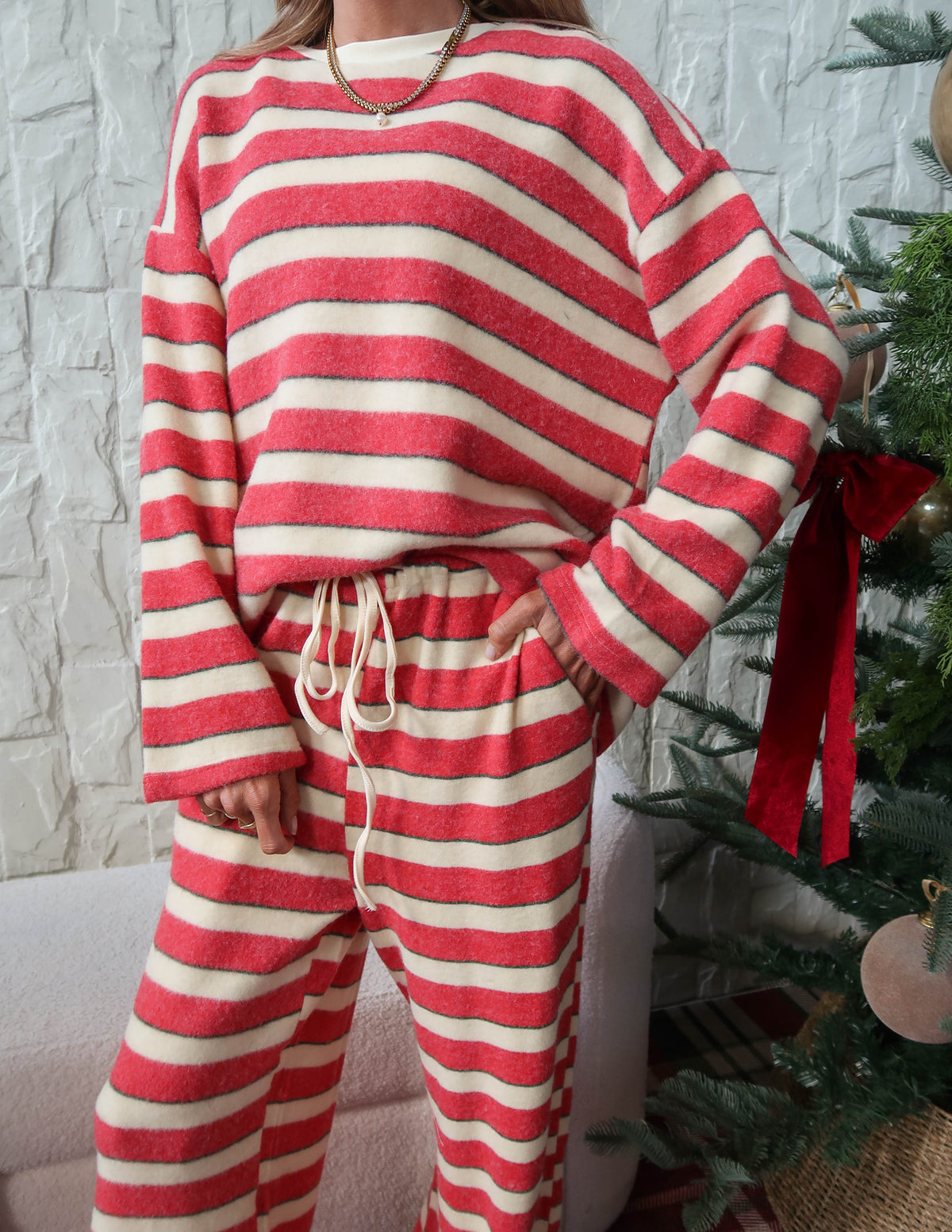 Festive Stripe Pajamas