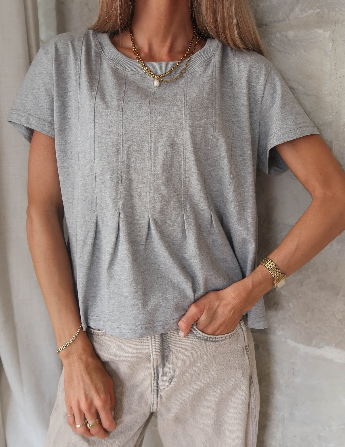 Arden Pleated Swing Top