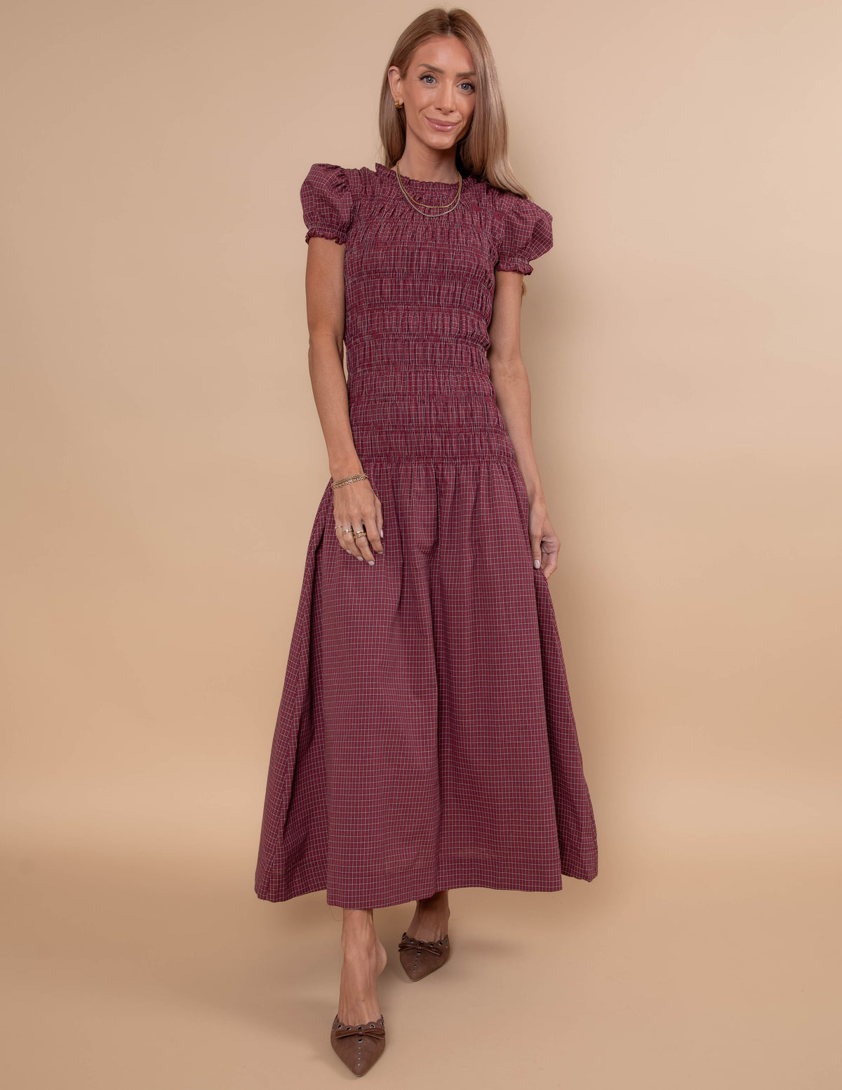 Brianna Smocked Dress