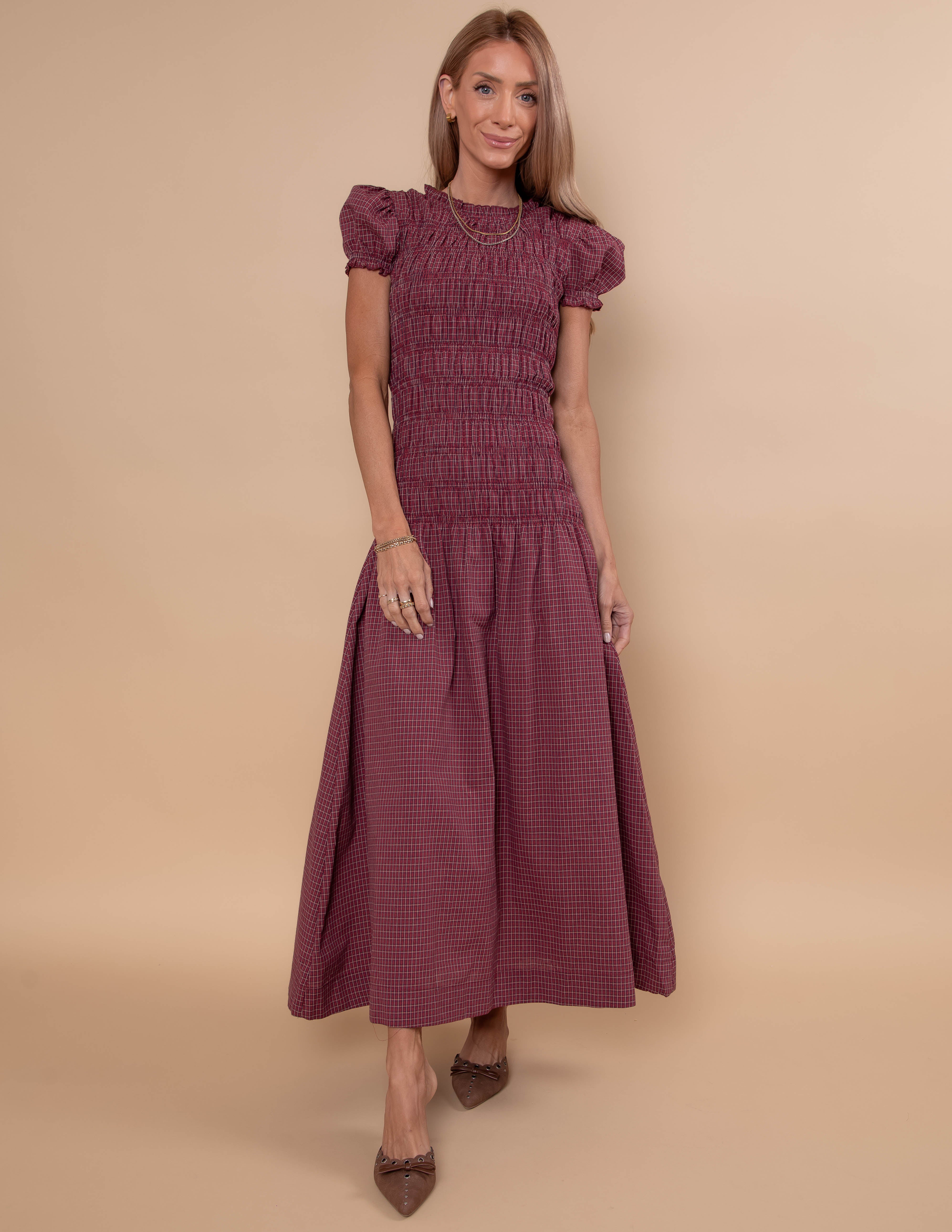 Brianna Smocked Dress