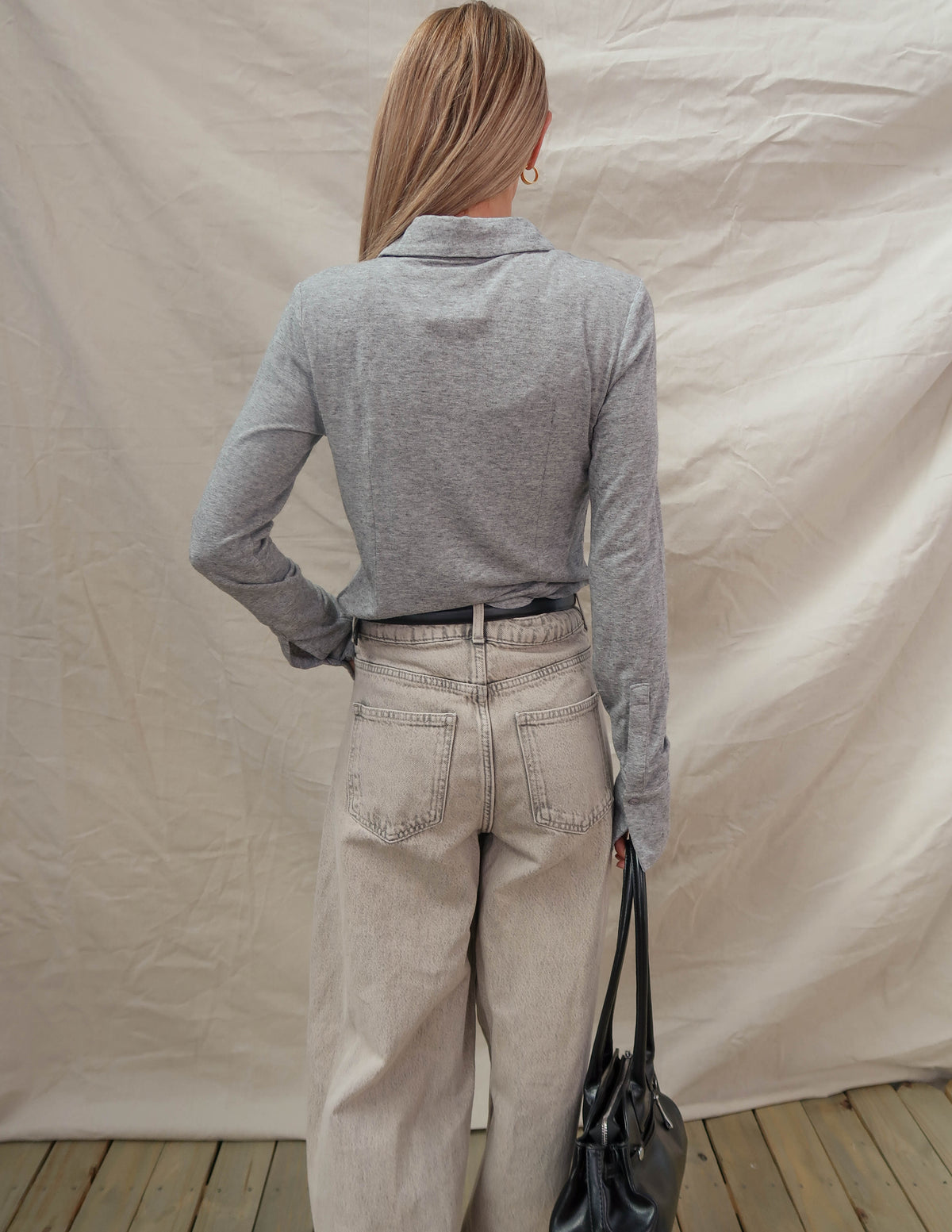 Elena Long Sleeve Henley Top