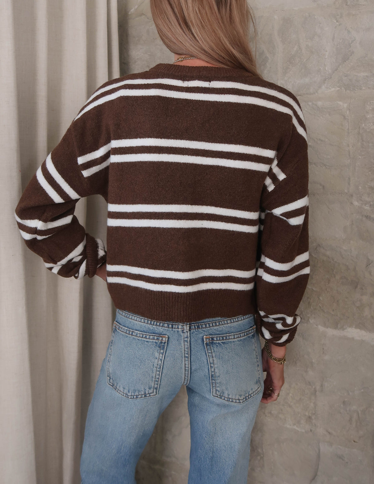 Amira Striped Cardigan